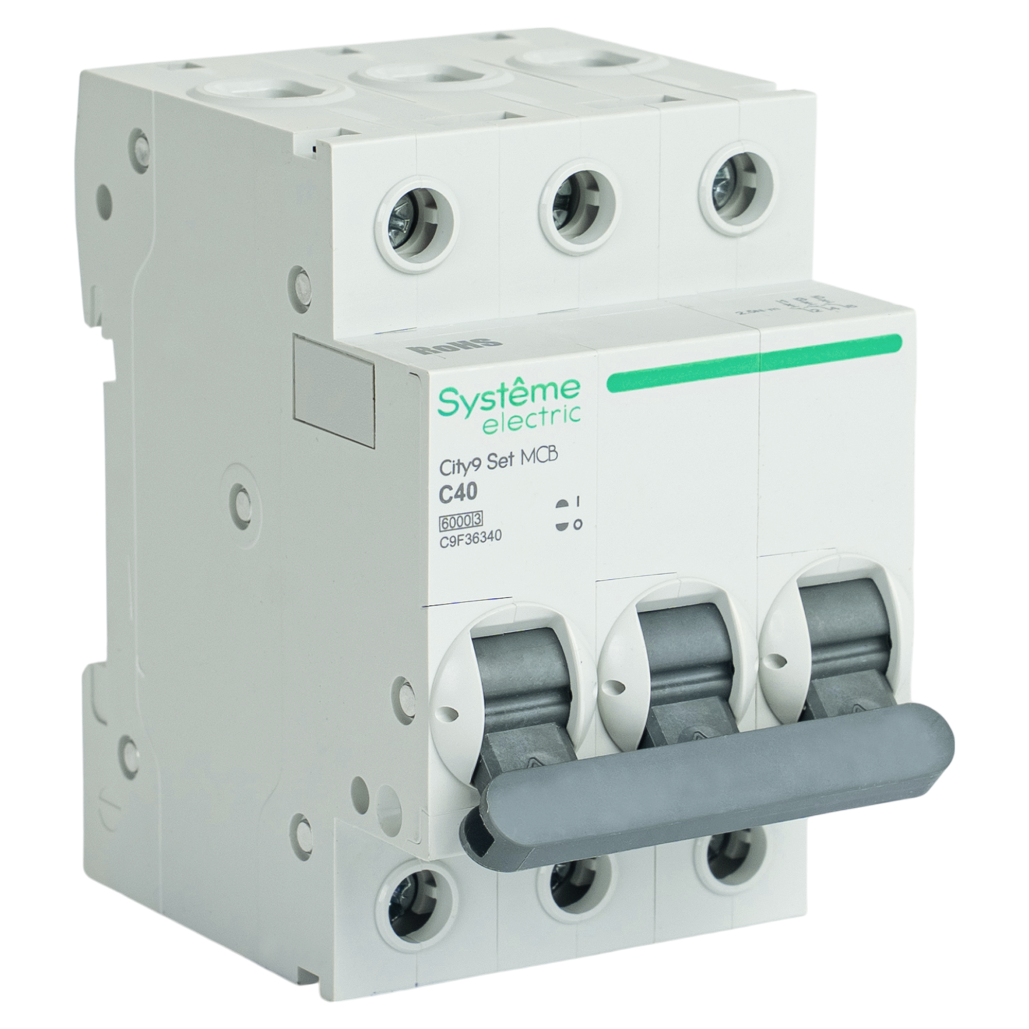 Изображение товара Автоматический выключатель Systeme Electric City9 Set C9F36340 3P 40 А 6 кА