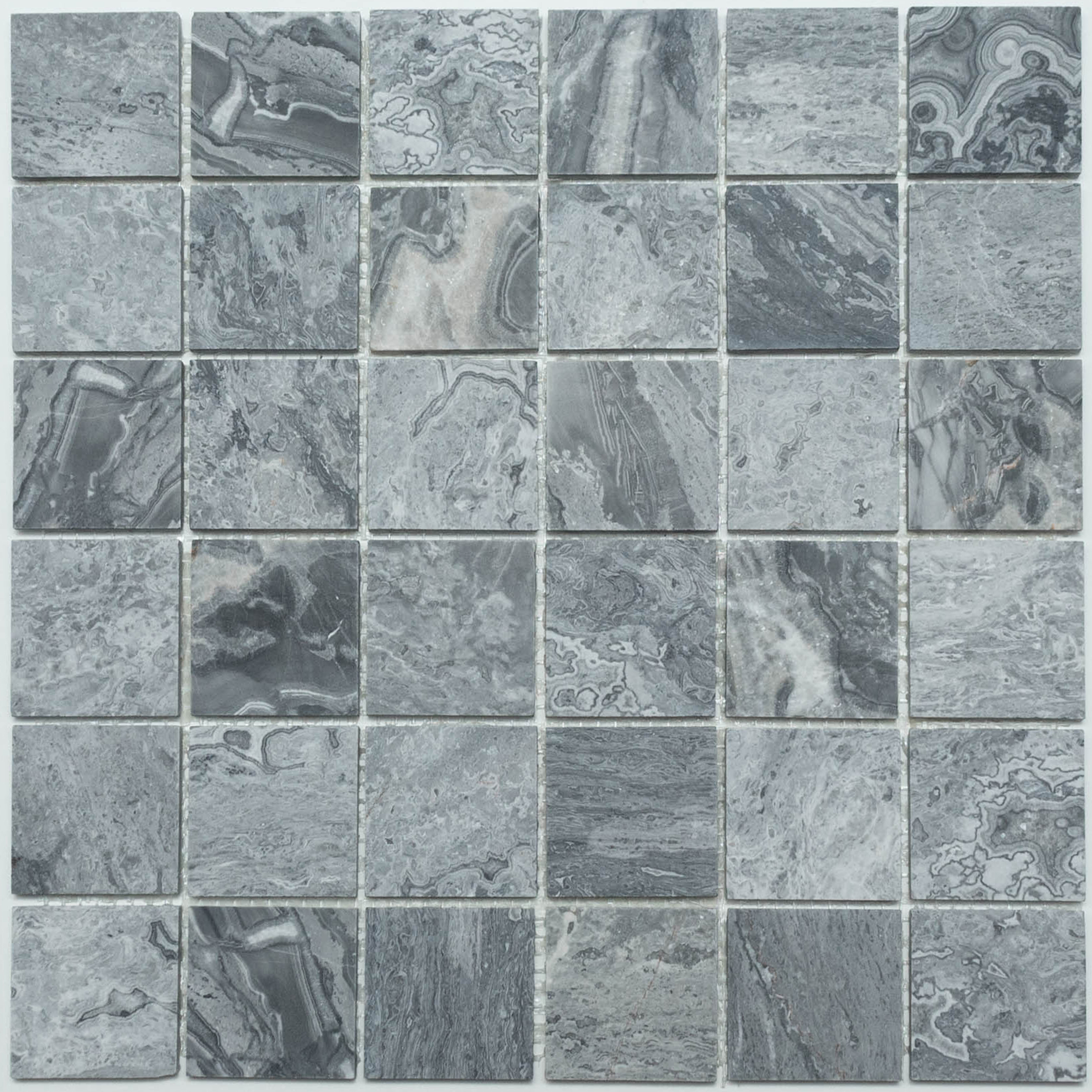 Изображение товара Декоративная мозаика Nsmosaic Kp 765 NS05ST0064 29.8x29.8см цвет Серый/серебристый