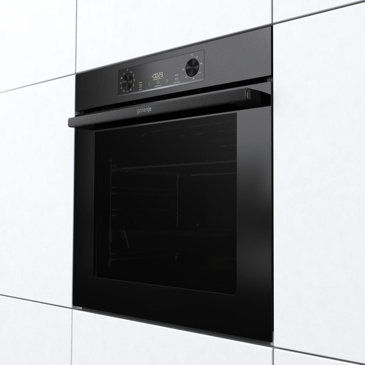 Изображение товара Электрический духовой шкаф Gorenje BO6735E05B 77л черный сенсорный дисплей