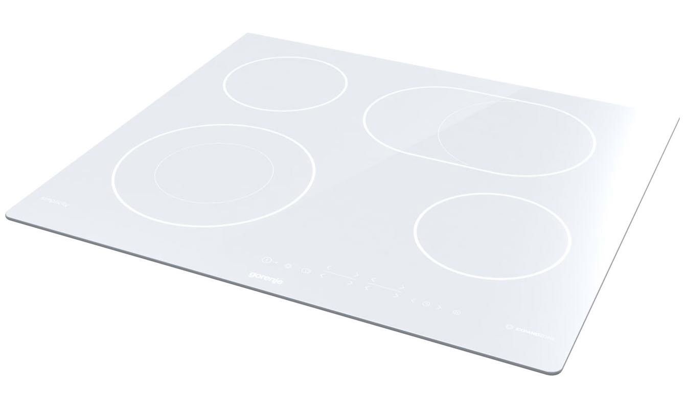 Изображение товара Электрическая варочная панель Gorenje ECT643SYW 60 см 4 конфорки цвет белый 305762
