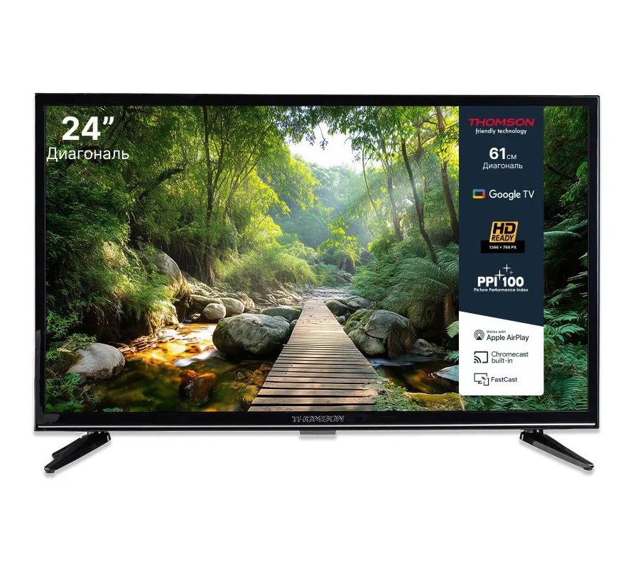 Изображение товара Телевизор Thomson T24RTM5160 24 дюйма HD LED Smart Wi-Fi USB