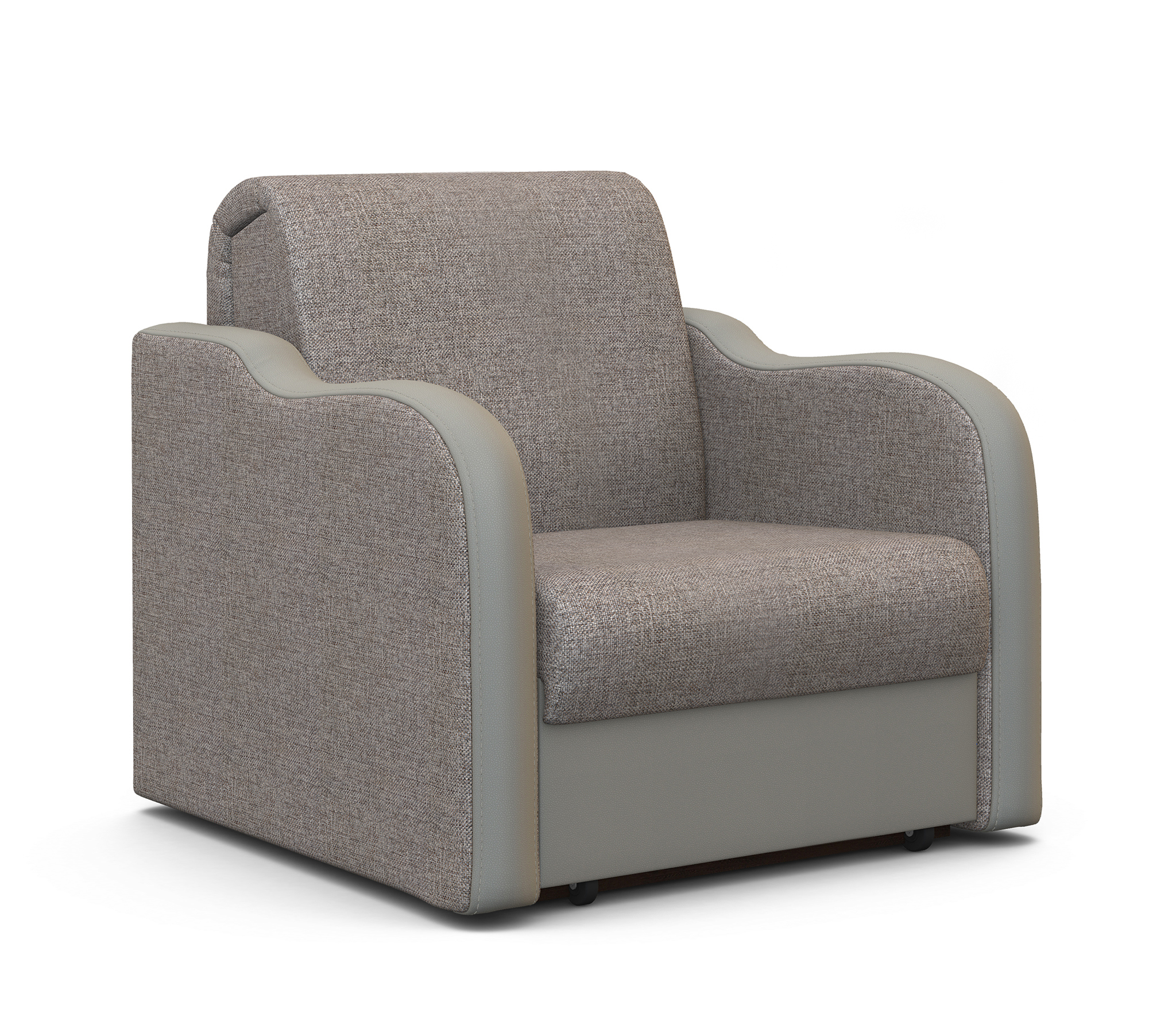 Изображение товара Кресло Шарм-дизайн Коломбо бежевое с ящиком и механизмом аккордеон