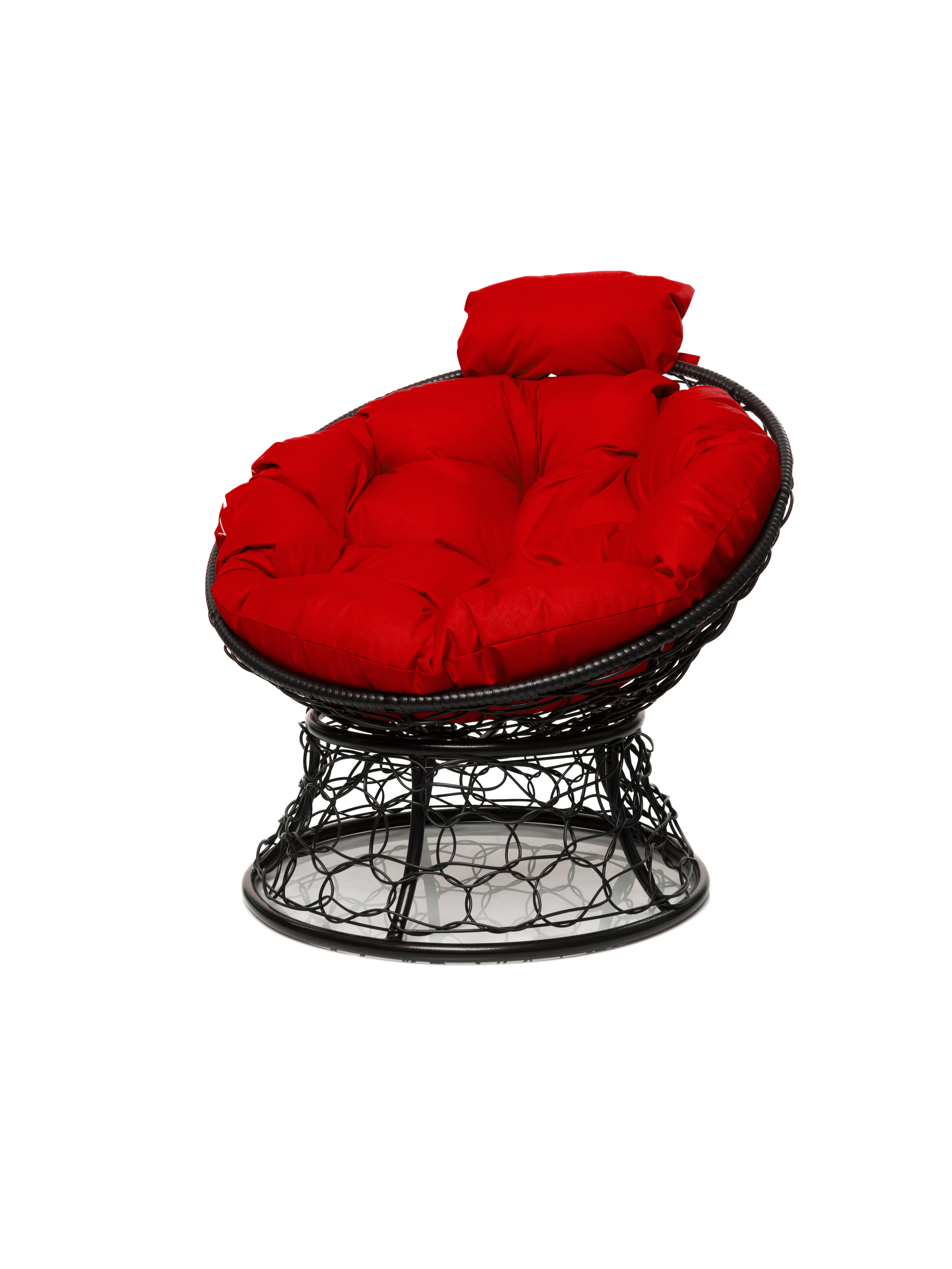 Изображение товара Кресло садовое M-group Папасан мини черный 77x81x68 см