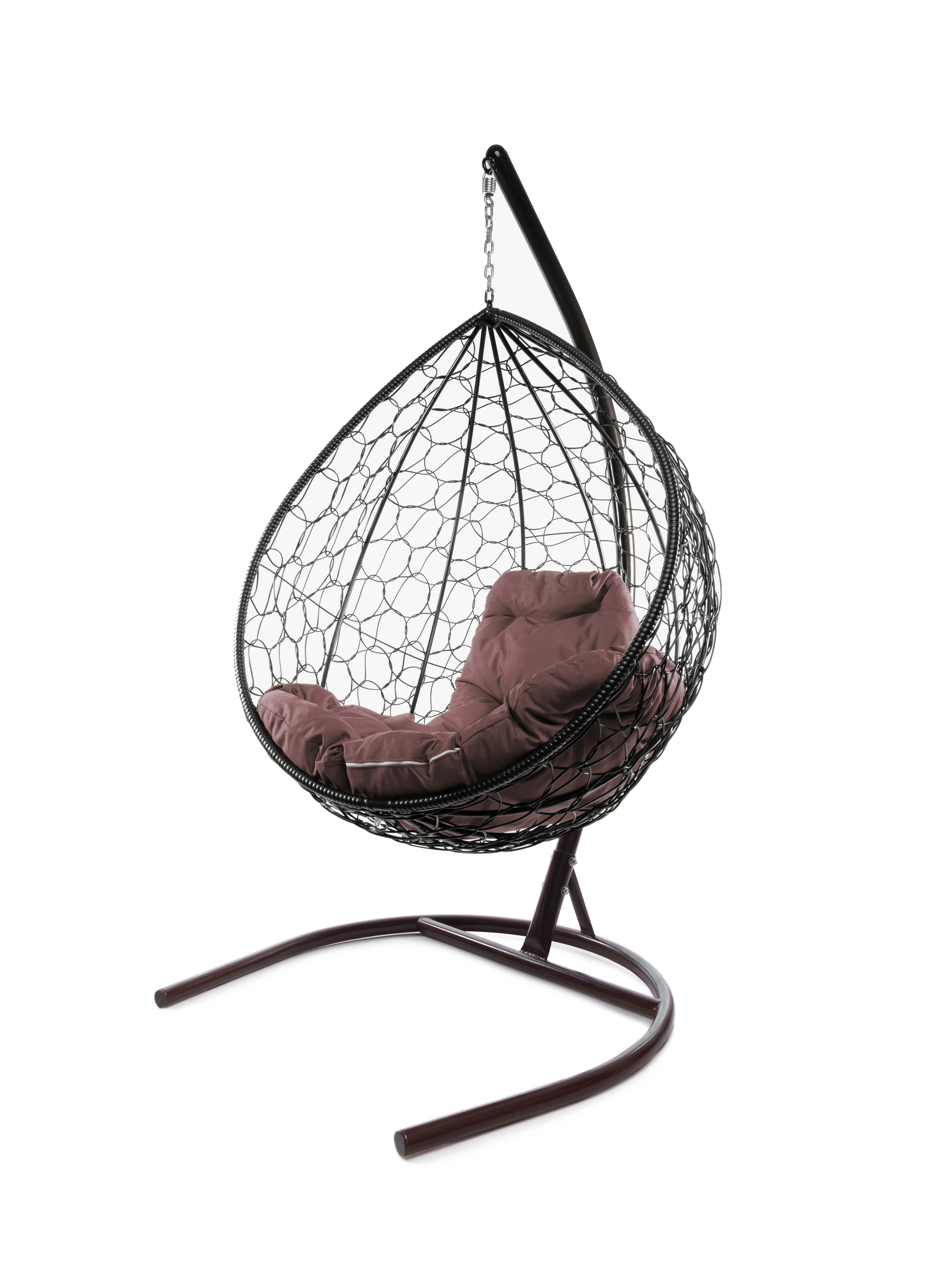 Изображение товара Кресло подвесное серии Капля M-GROUP коричневое 120 кг