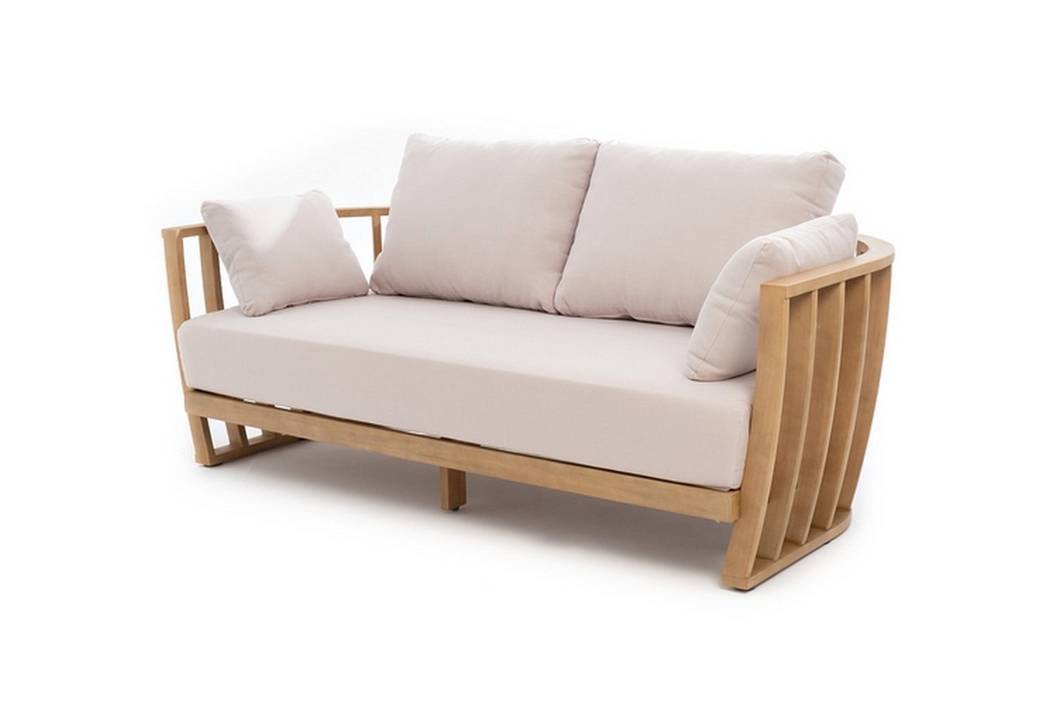 Изображение товара Диван садовый Joygarden 51101 WOODLAND с подушками из акации и керамогранитом