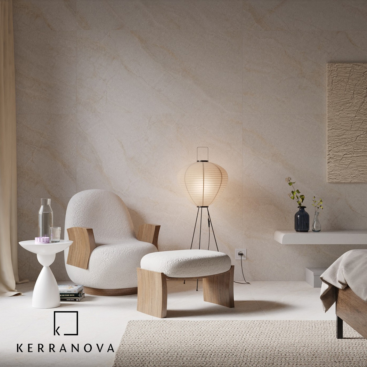 Изображение товара Керамогранит Bereg K-2401/MR 600x1200 бежевый с эффектом камень