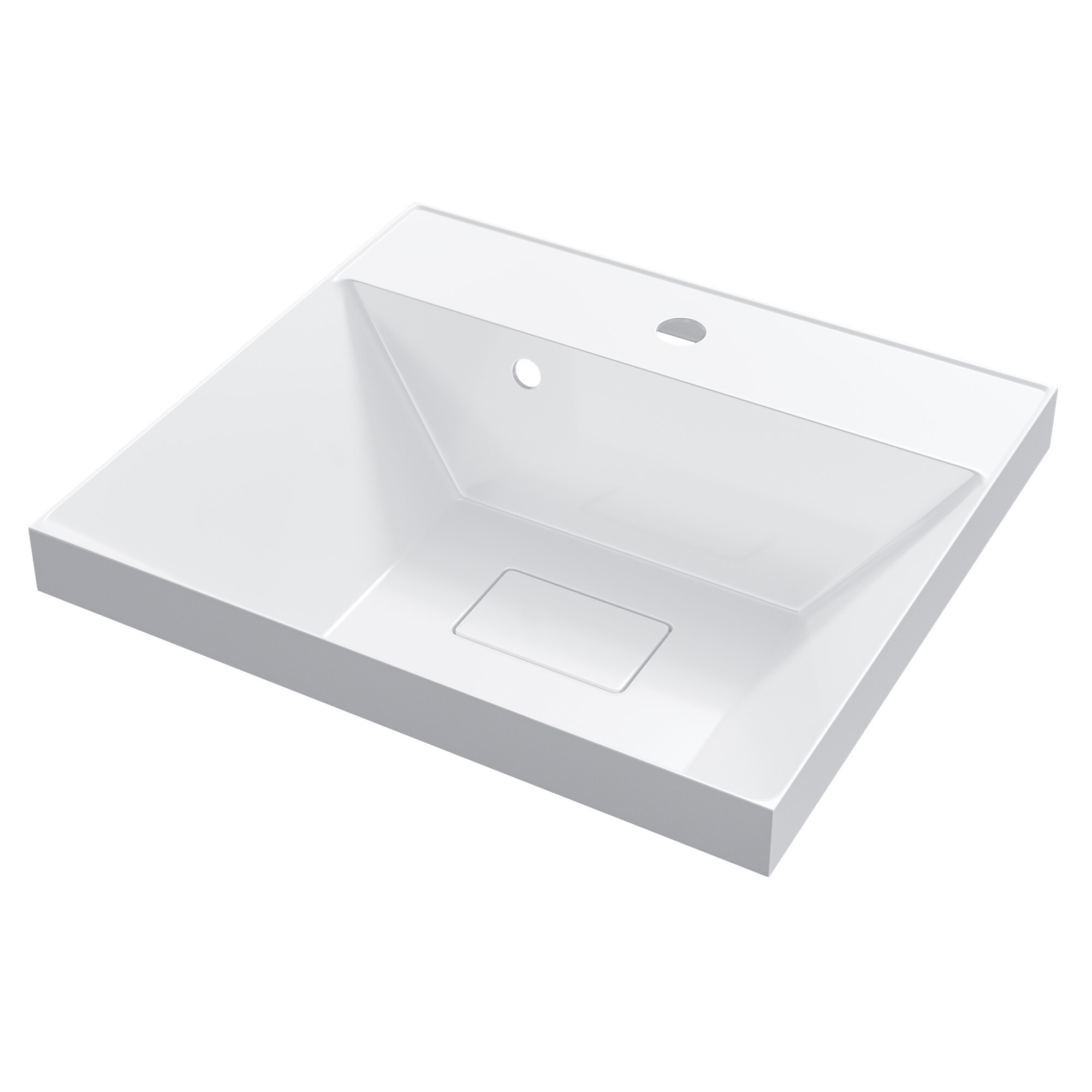 Изображение товара Мебельная раковина Uperwood Classic New 50 см белый глянец для ванной комнаты