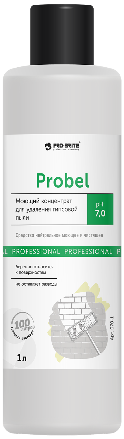 Концентрат для удаления гипсовой пыли Pro-Brite Probel 1 л