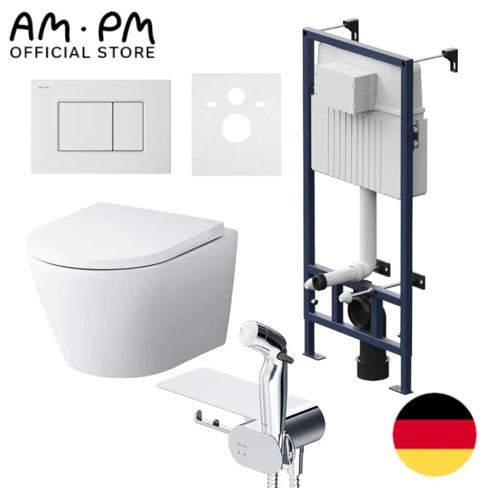 Изображение товара Комплект инсталляция с унитазом Am.pm IS70201.751701.D6_7214 цвет белый