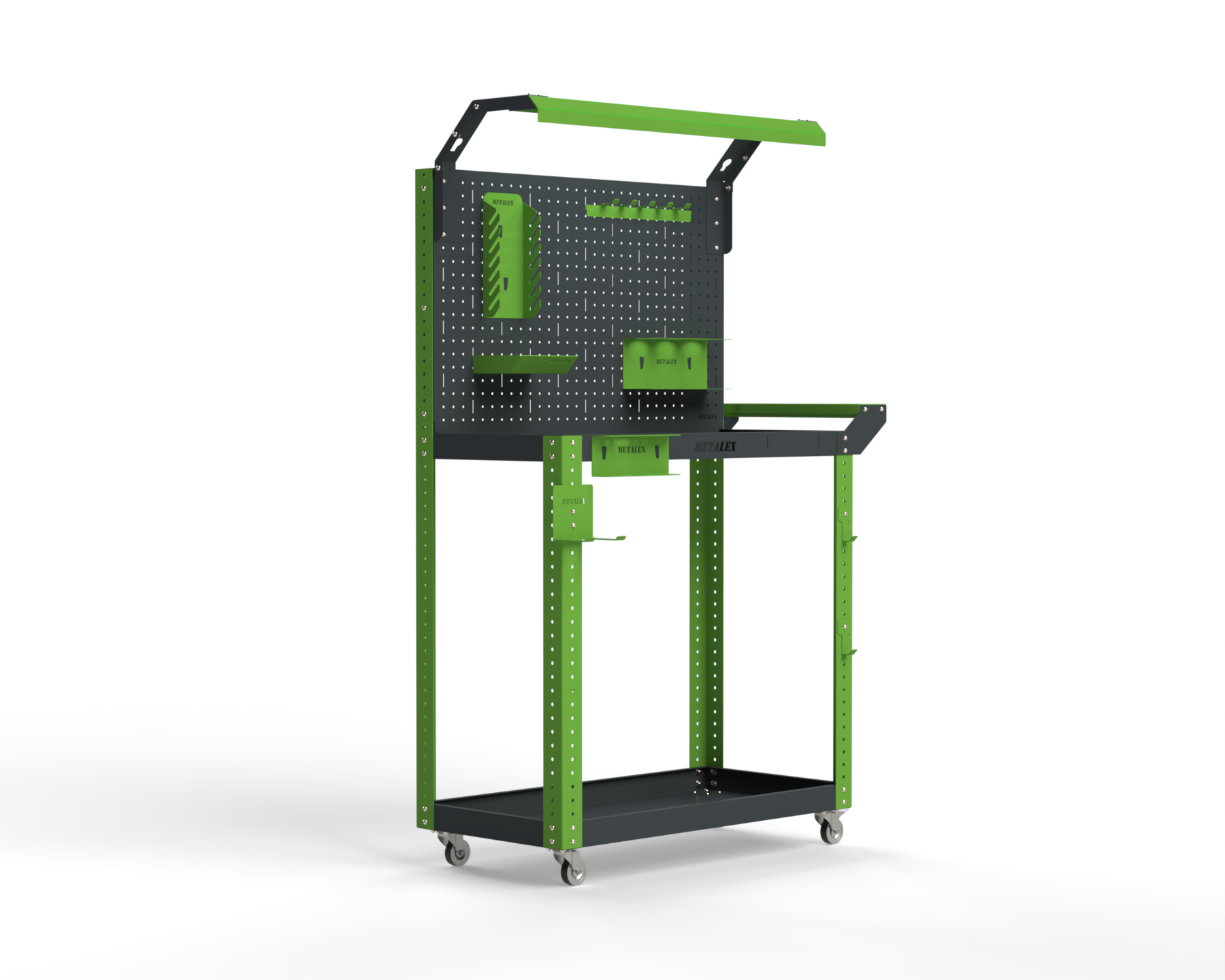 Изображение товара Тележка инструментальная Metalex Тип 5 118452 800x400x800 мм с аксессуарами и освещением