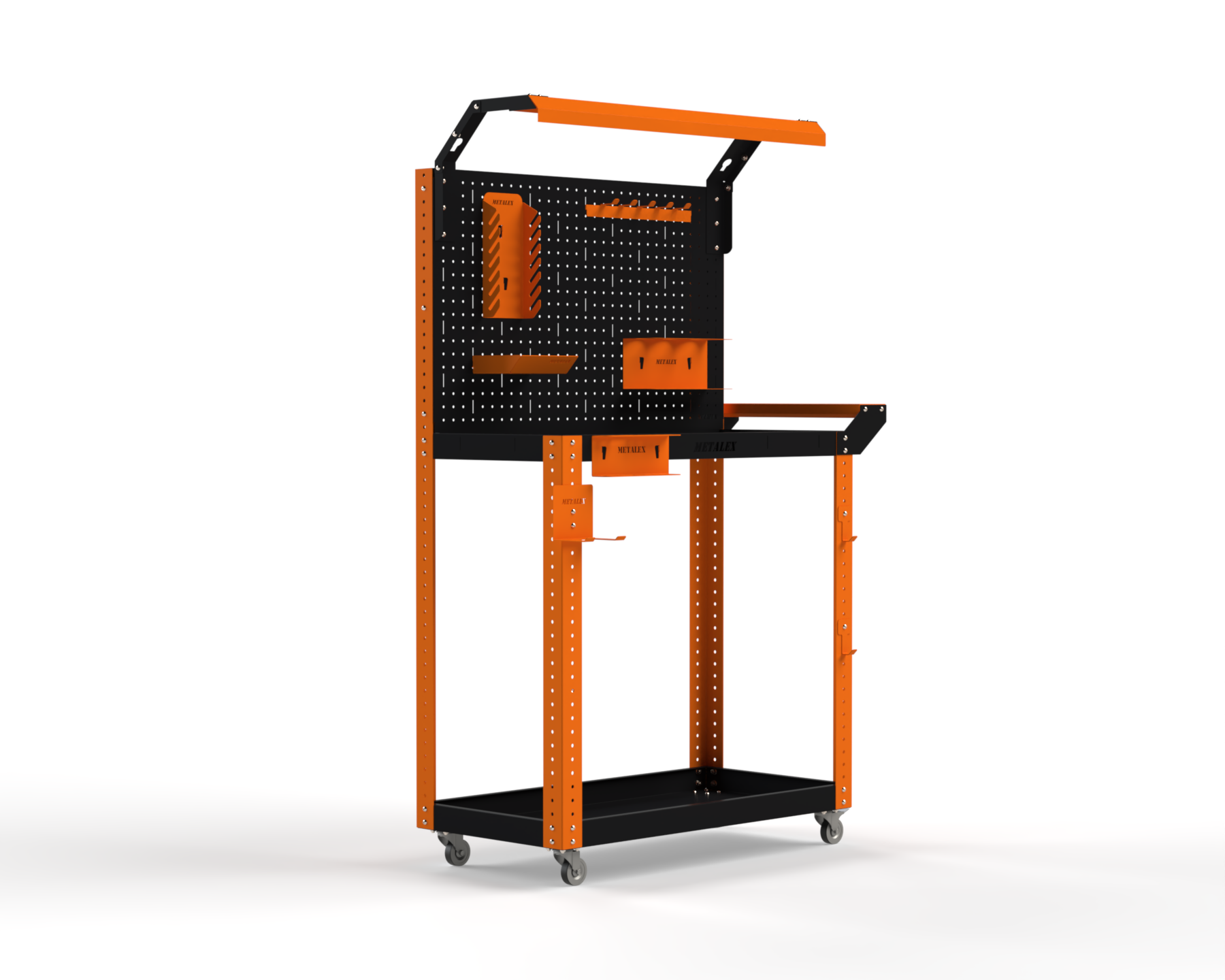 Изображение товара Тележка инструментальная METALEX Тип 5 118461 800x400x900 мм с освещением и аксессуарами