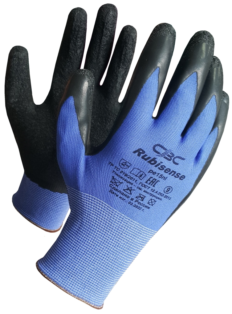 Изображение товара Перчатки обливные с латексным рельефным покрытием CBC PE15NL размер 9/L