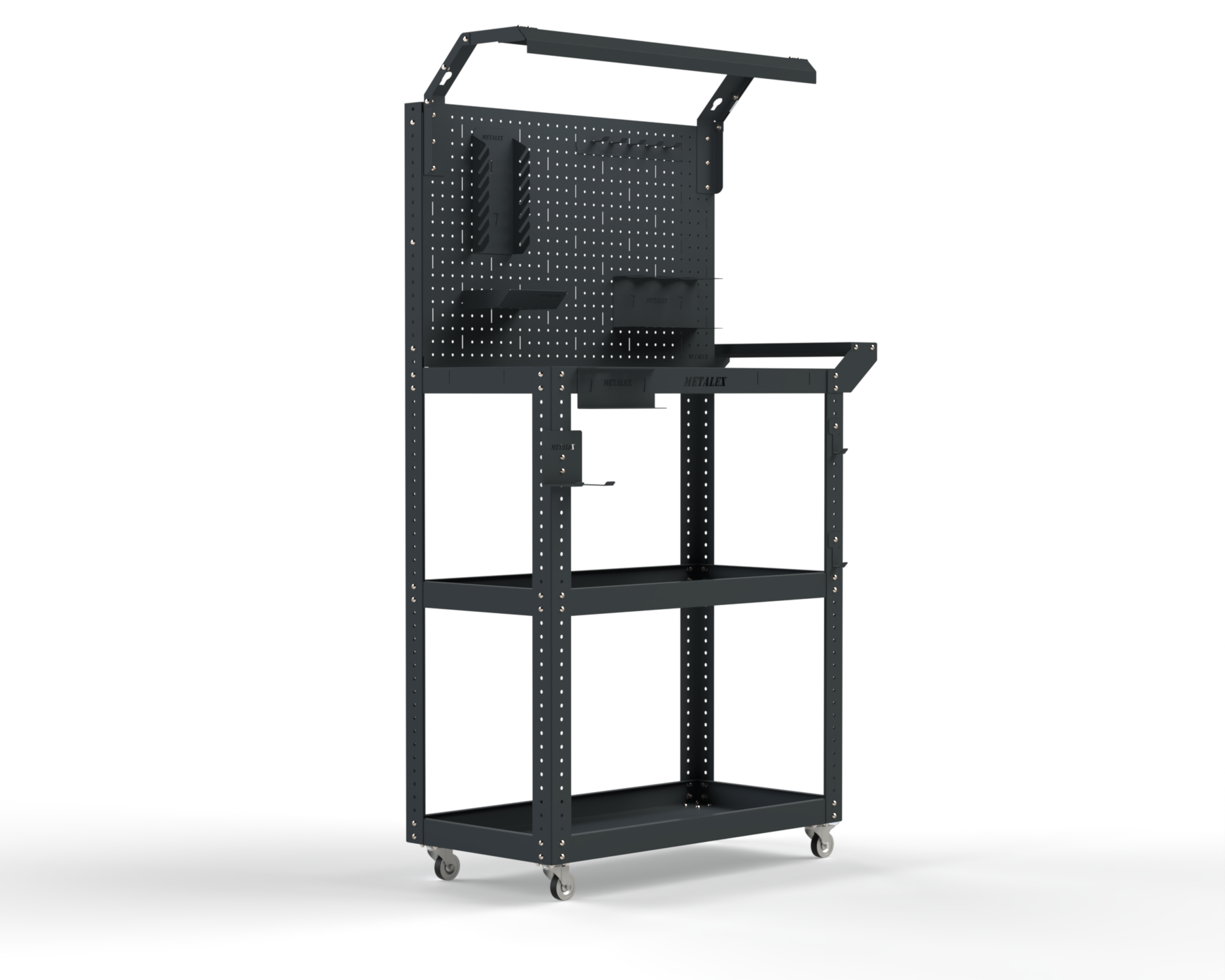 Изображение товара Тележка инструментальная Metalex Тип 5 118522 950x450x900 мм