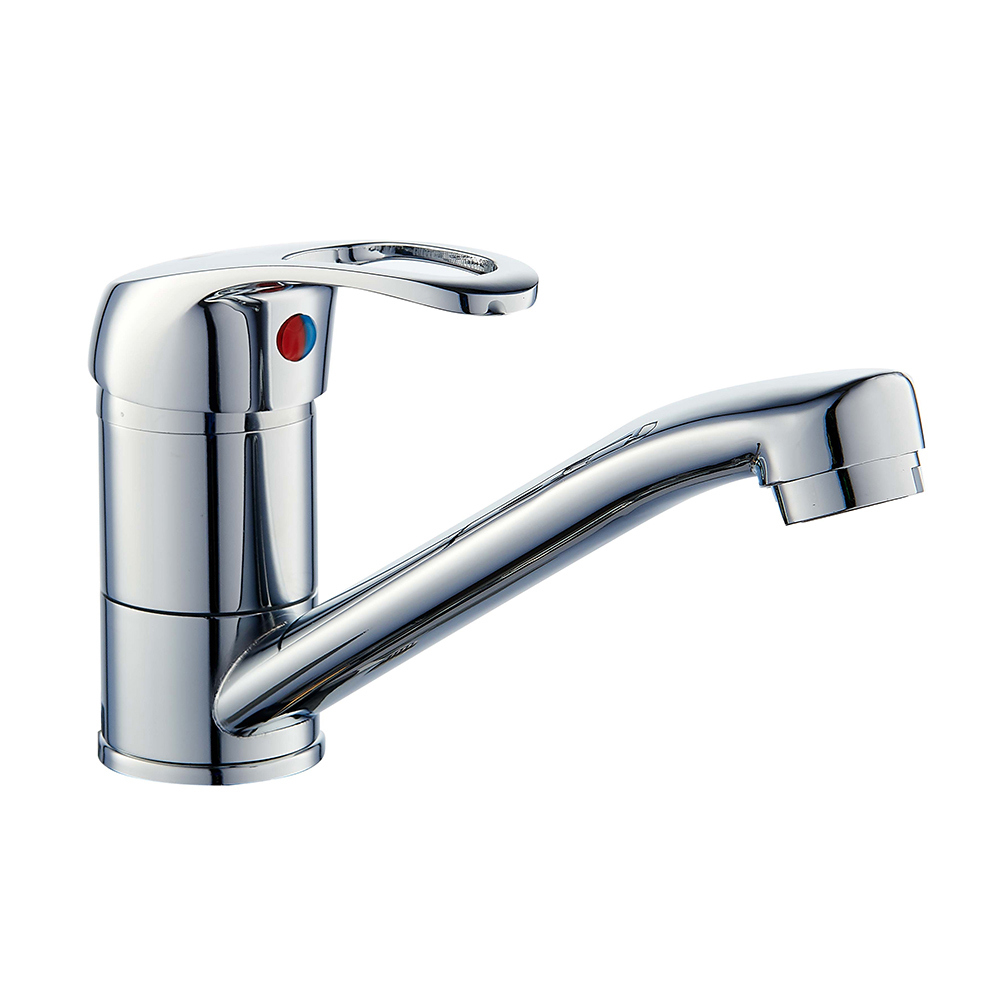 Изображение товара Смеситель для кухни с поворотным изливом Roegen RB001B серебристый