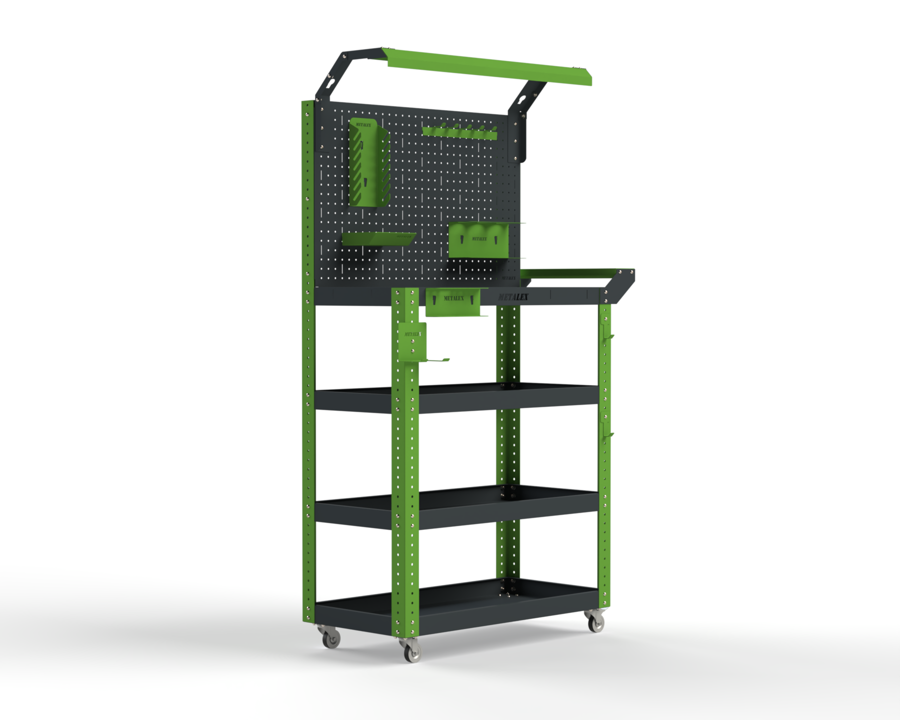 Изображение товара Тележка инструментальная Metalex Тип 5 118541 950x450x800 мм