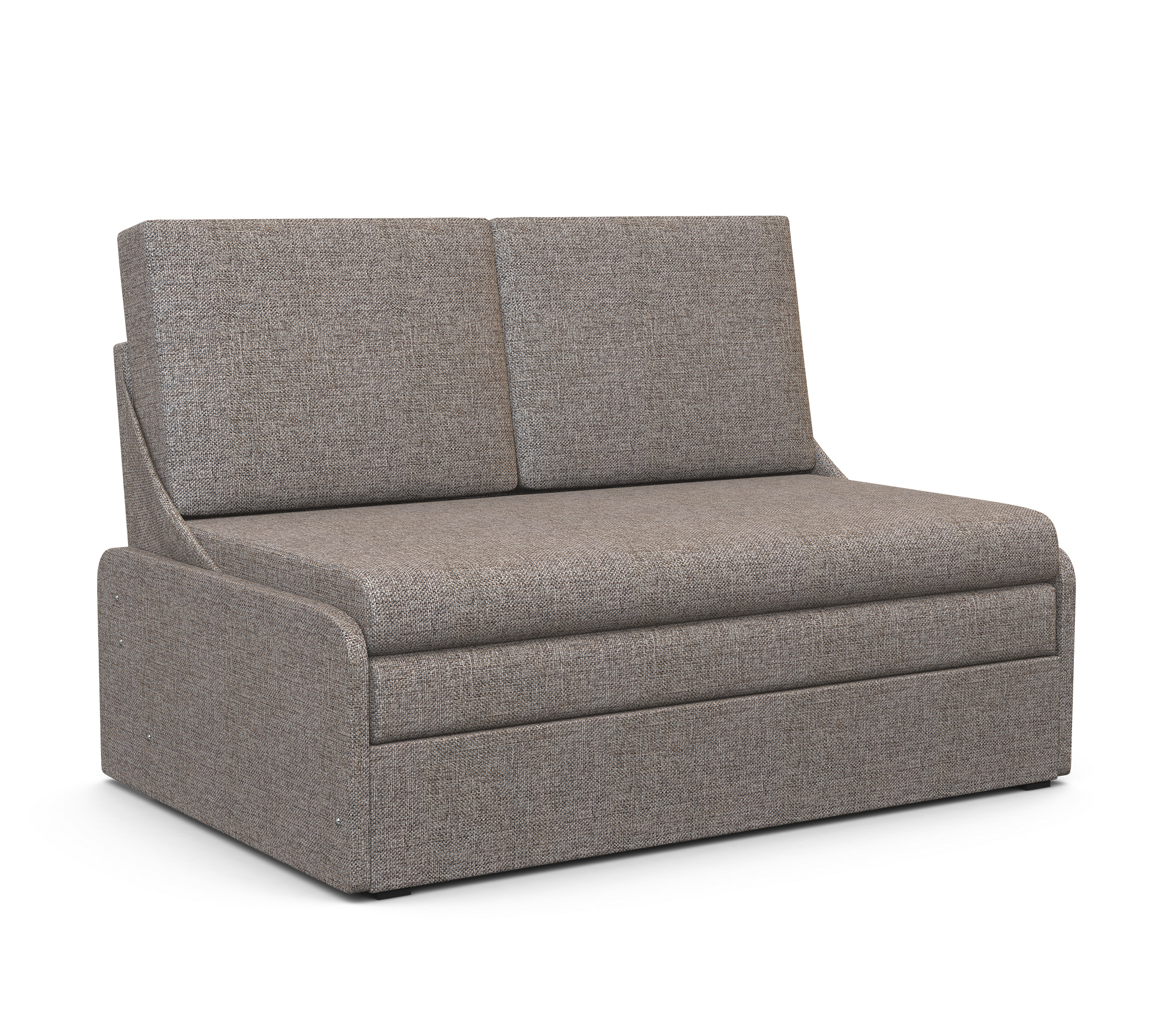 Изображение товара Диван раскладной Шарм-дизайн Уют-2 128x85 см бежевый рогожка современный стиль