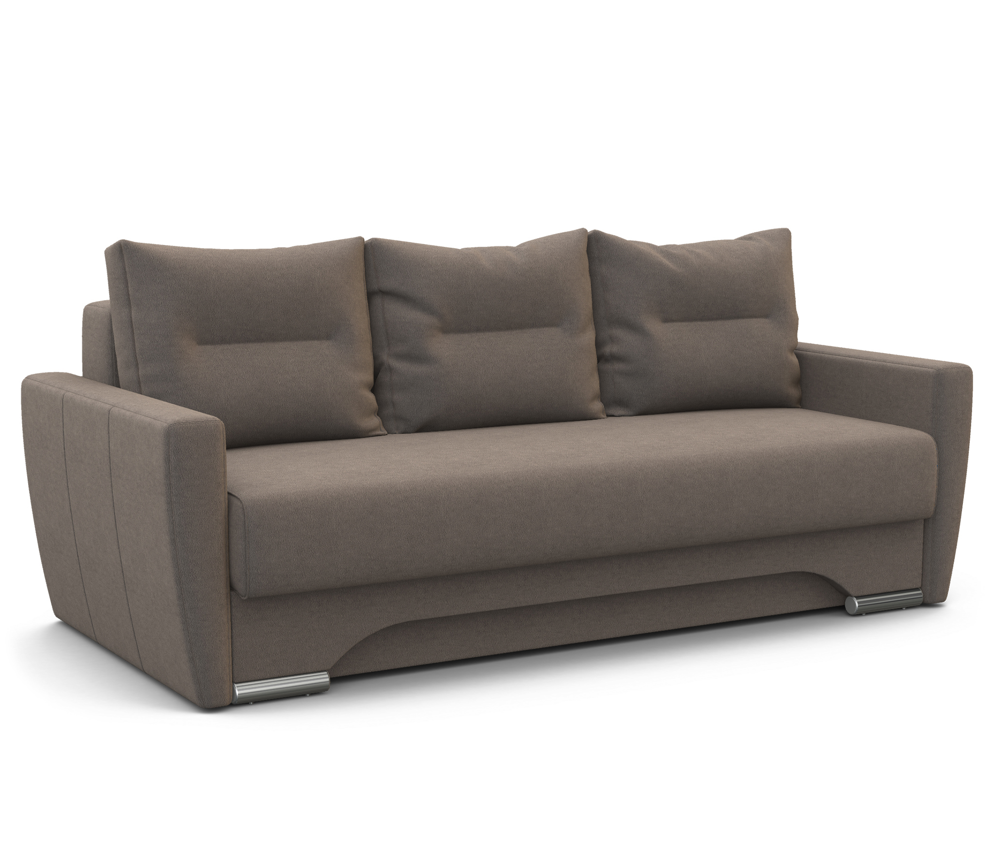 Изображение товара Диван раскладной Шарм-дизайн Опера светло-коричневый 216 см