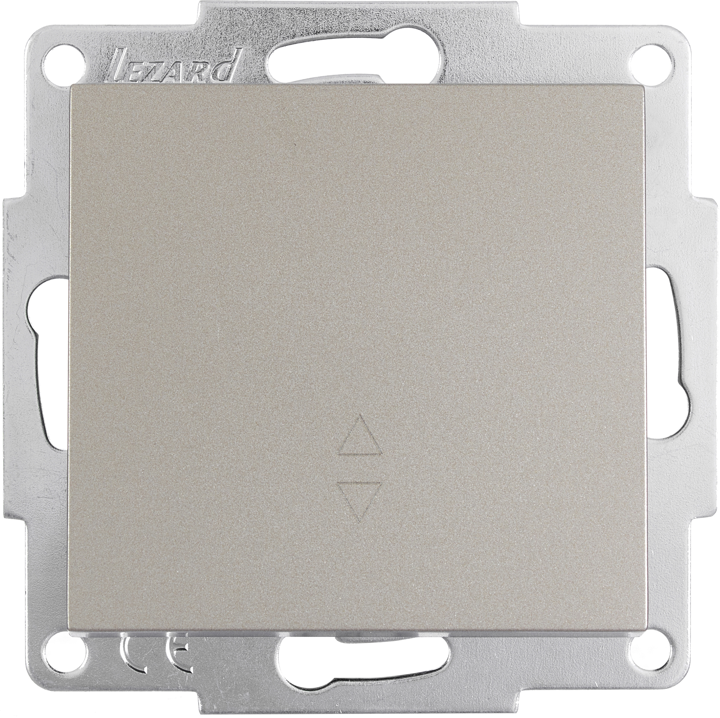 Изображение товара Выключатель проходной накладной Lezard Vesna 742-3788-105 цвет титан