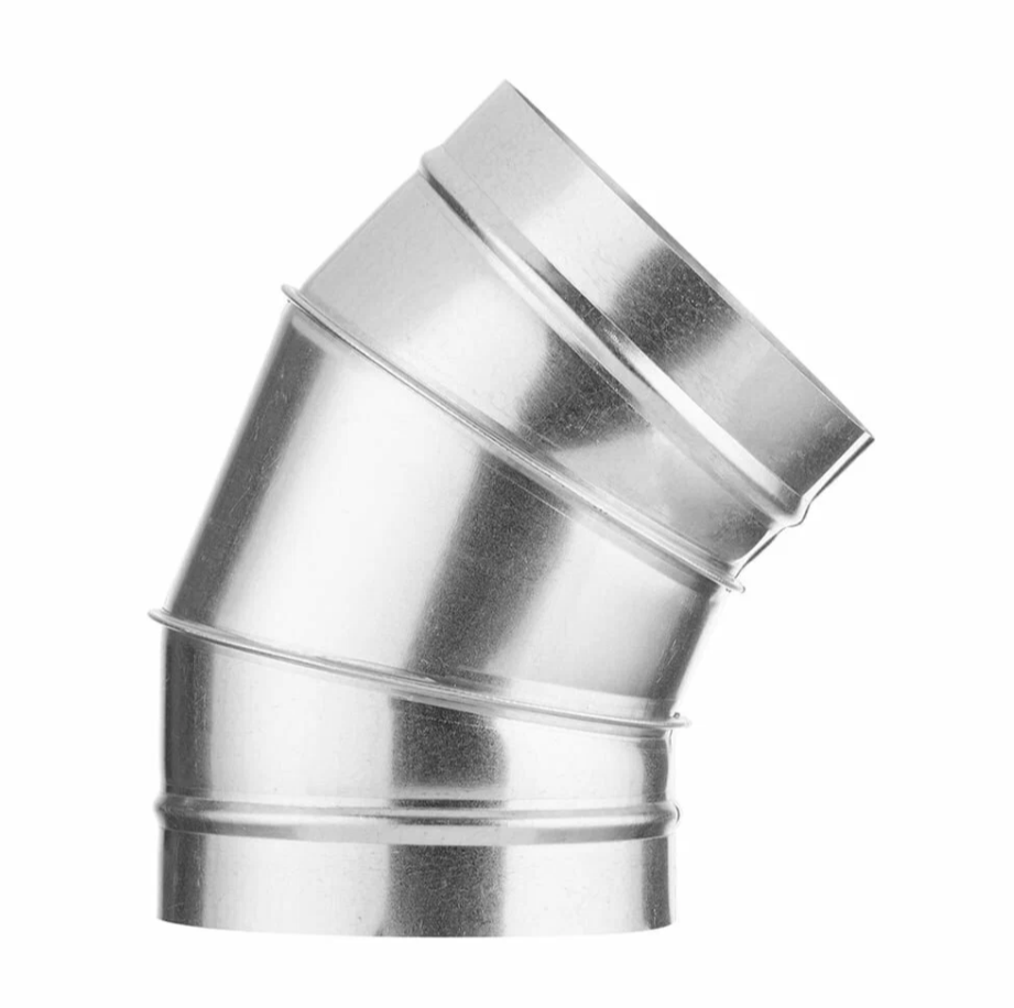 Изображение товара Отвод Вентстор круглый цинк  ф160-40x40-45 для вентиляции