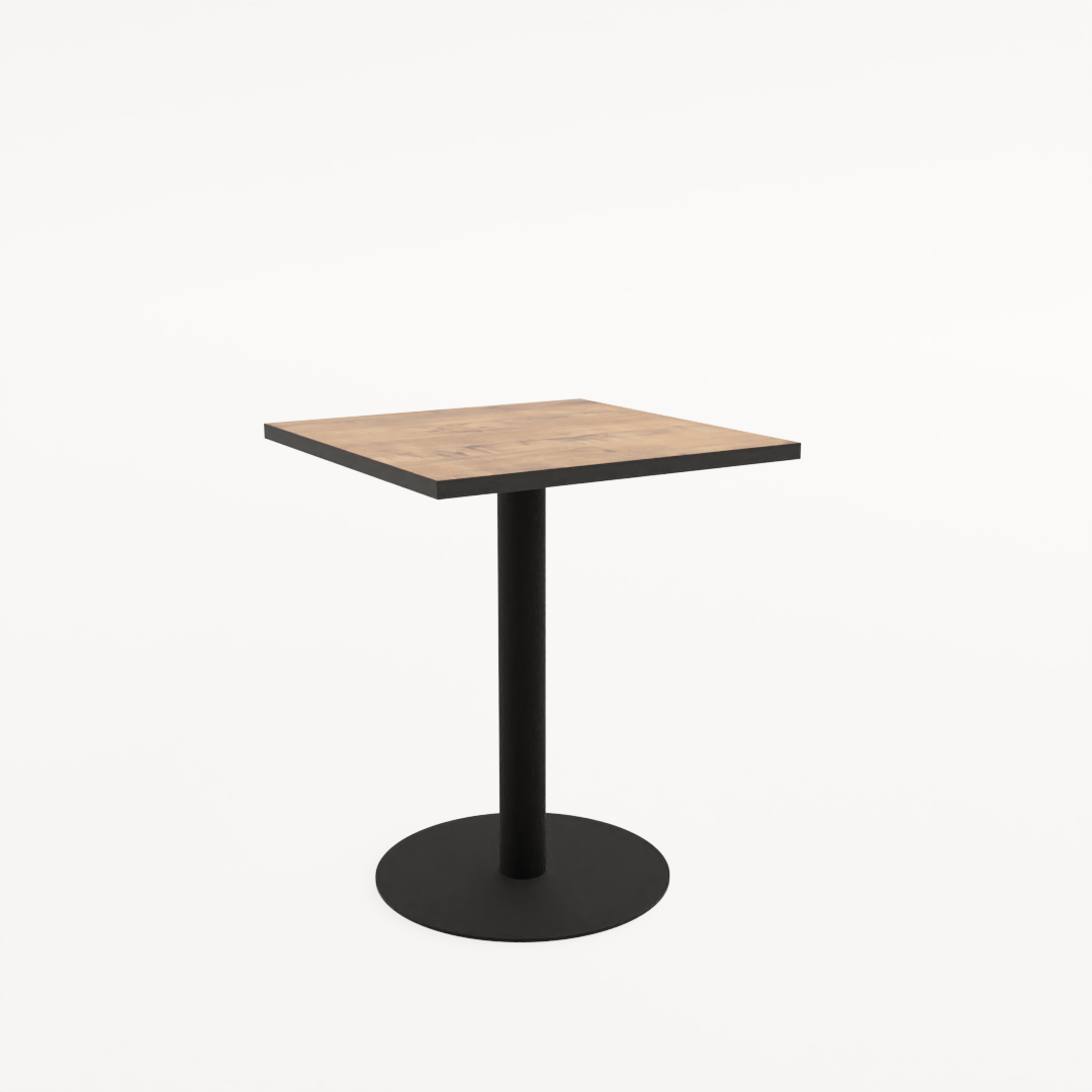 Изображение товара Стол квадратный Alsav CUBE9 70x70 см ЛДСП цвет teakwood/черный Изображение товара Стол квадратный Alsav CUBE9 70x70 см ЛДСП цвет teakwood/черный