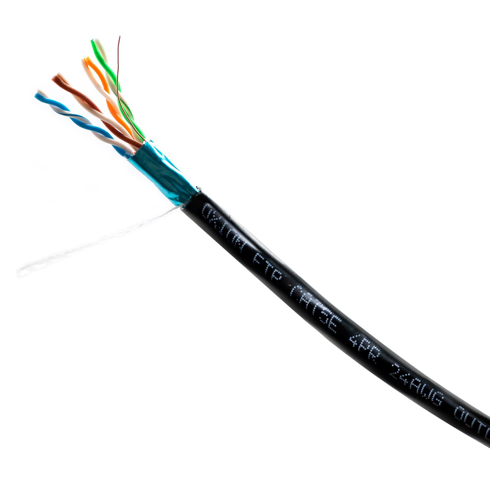 Изображение товара Кабель Oxion FTP RJ45 cat.5e 4x2x0.51 мм 30 м OX-FTP4PR24AWG-OUTD30M