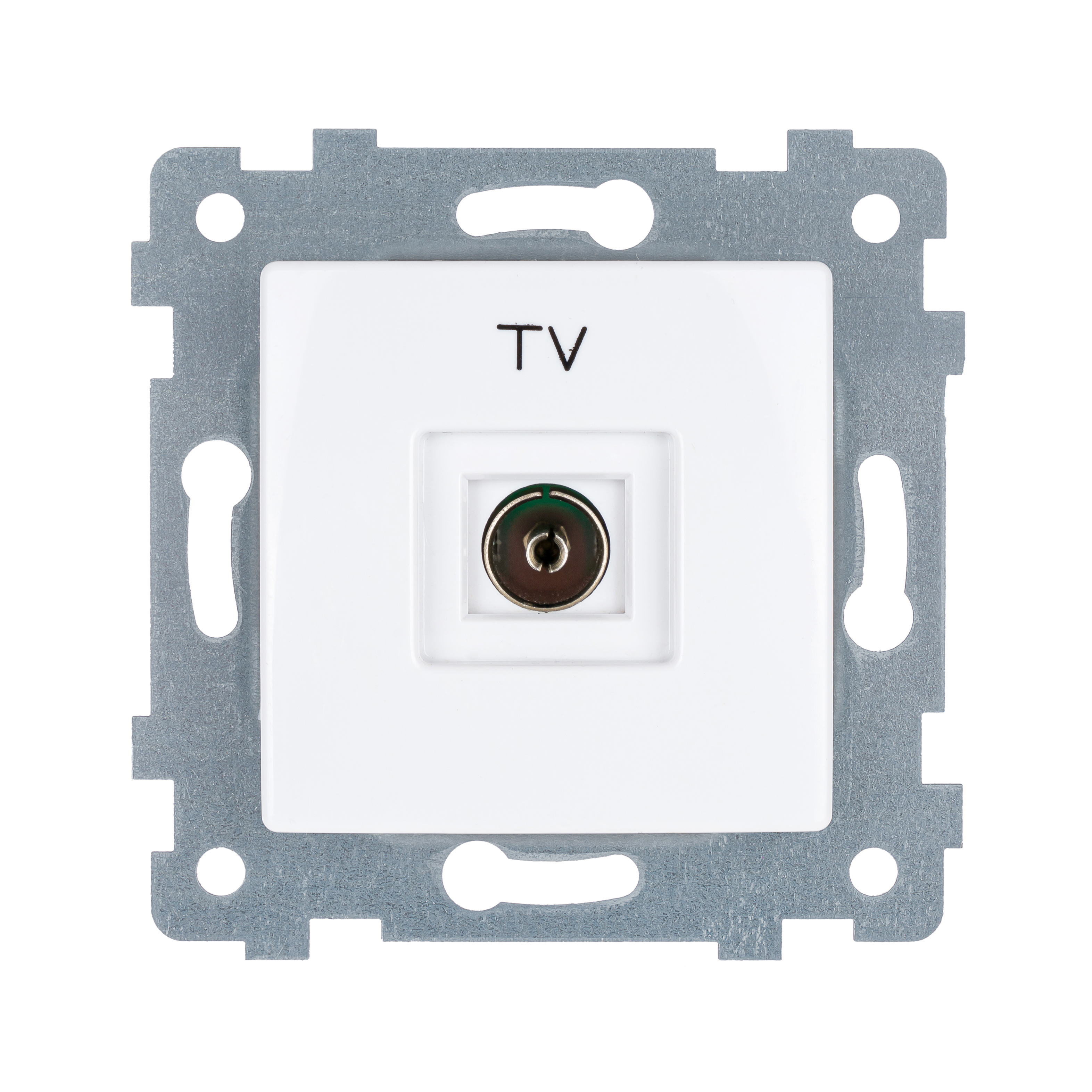 Изображение товара Розетка для телевизора и компьютера встраиваемая Мария КУНЦЕВО-ЭЛЕКТРО белая