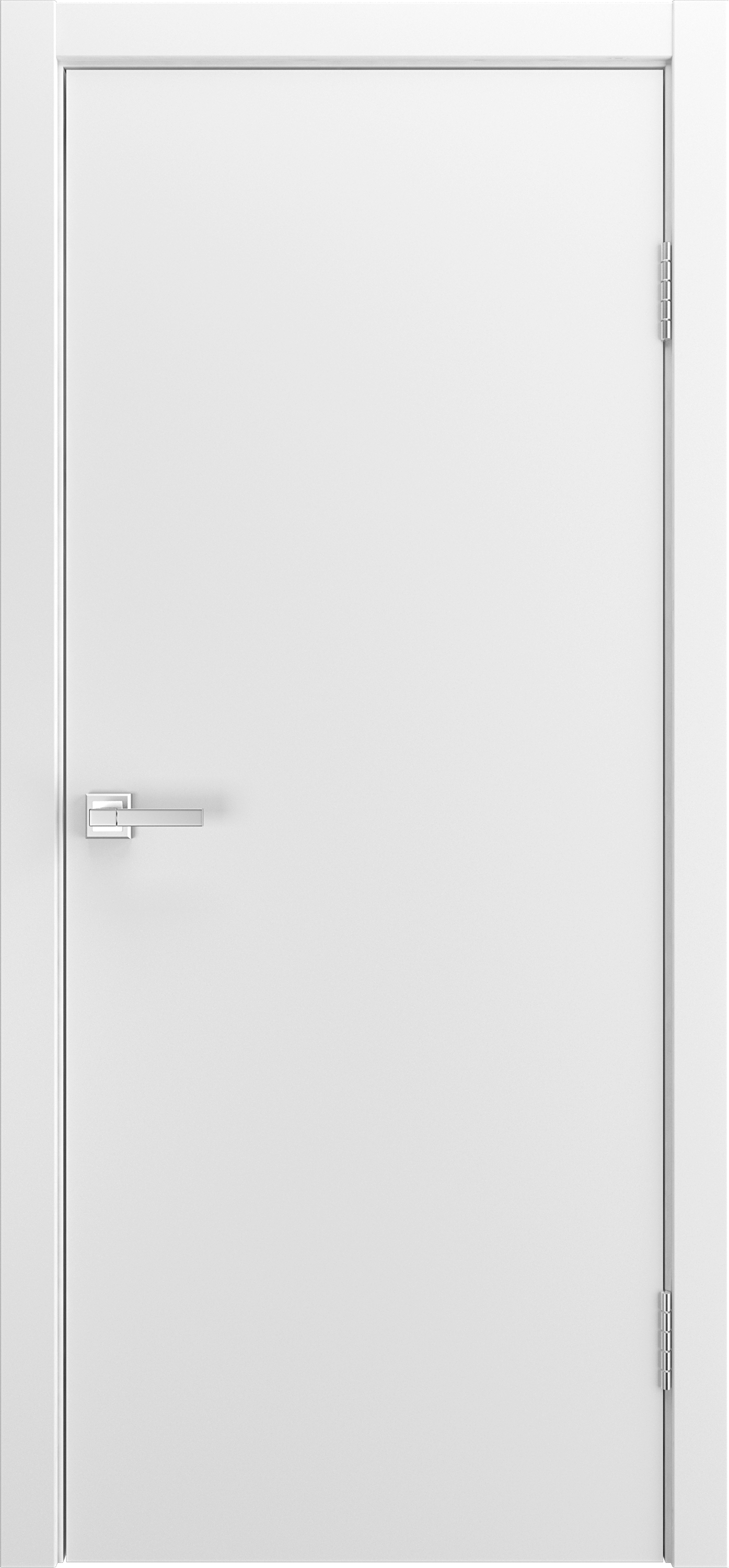 Изображение товара Дверь межкомнатная Frant Nordic SH-8 глухая 80x200см ПВХ цвет эмалит белый