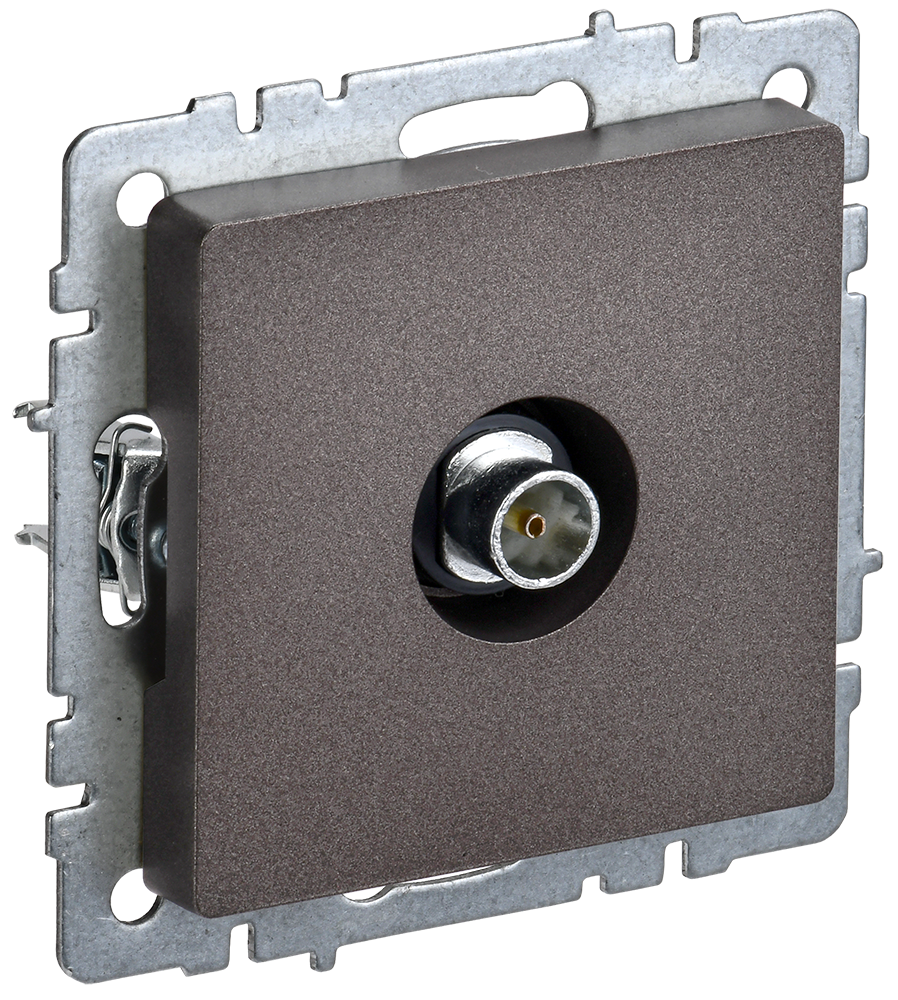 Изображение товара Розетка встраиваемая Iek Brite BR-A10-O-K45 цвет бронза