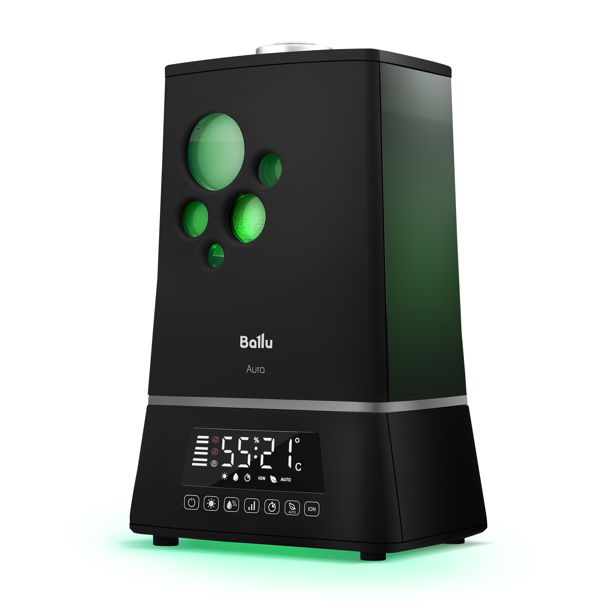 Изображение товара Увлажнитель воздуха Ballu UHB-1500 7.5 л с подсветкой черный ультразвуковой