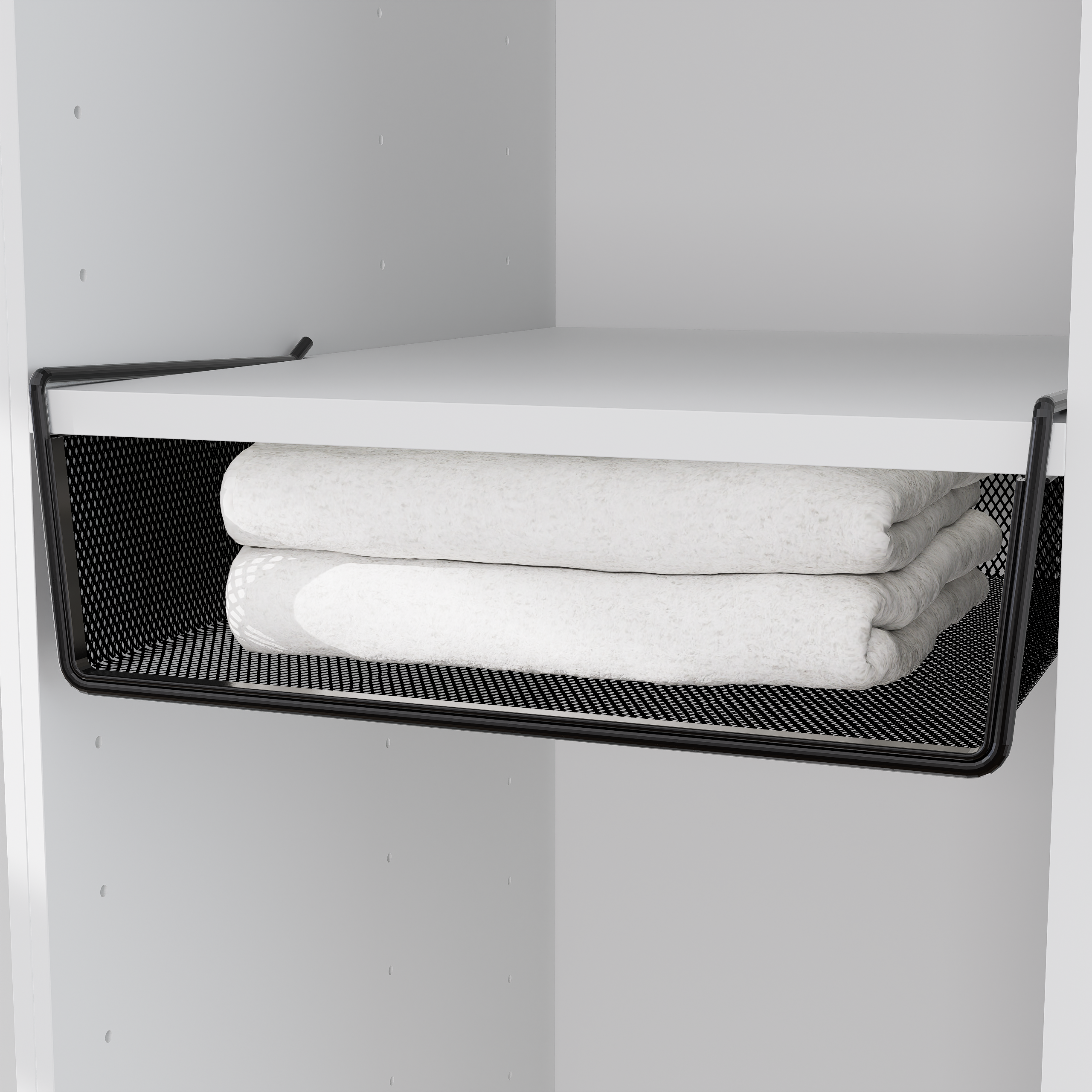 Изображение товара Корзина для шкафа 36x12x35.7 см цвет черный