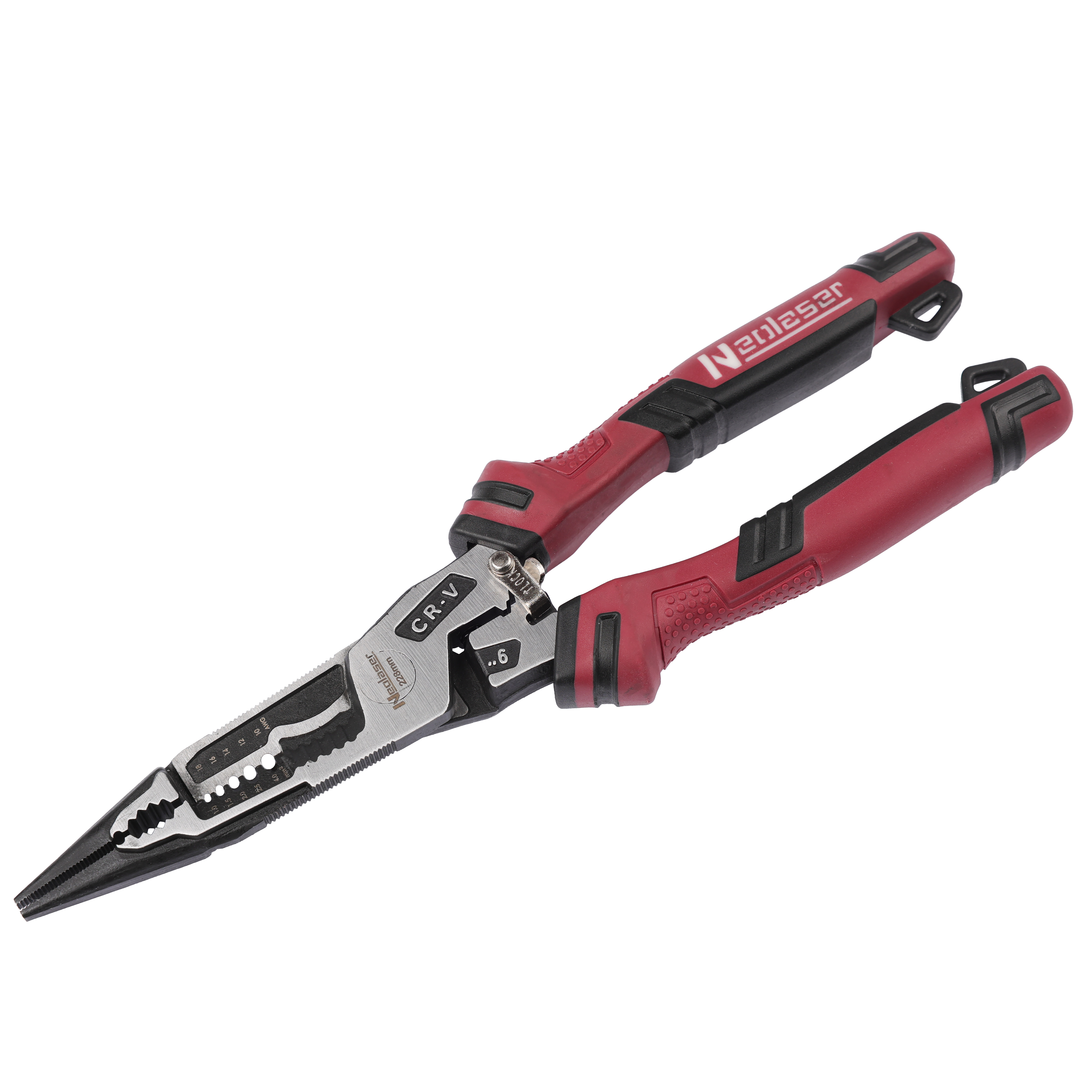 Изображение товара Плоскогубцы комбинированные Neolaser NLH1004 228 мм с функциями для электриков