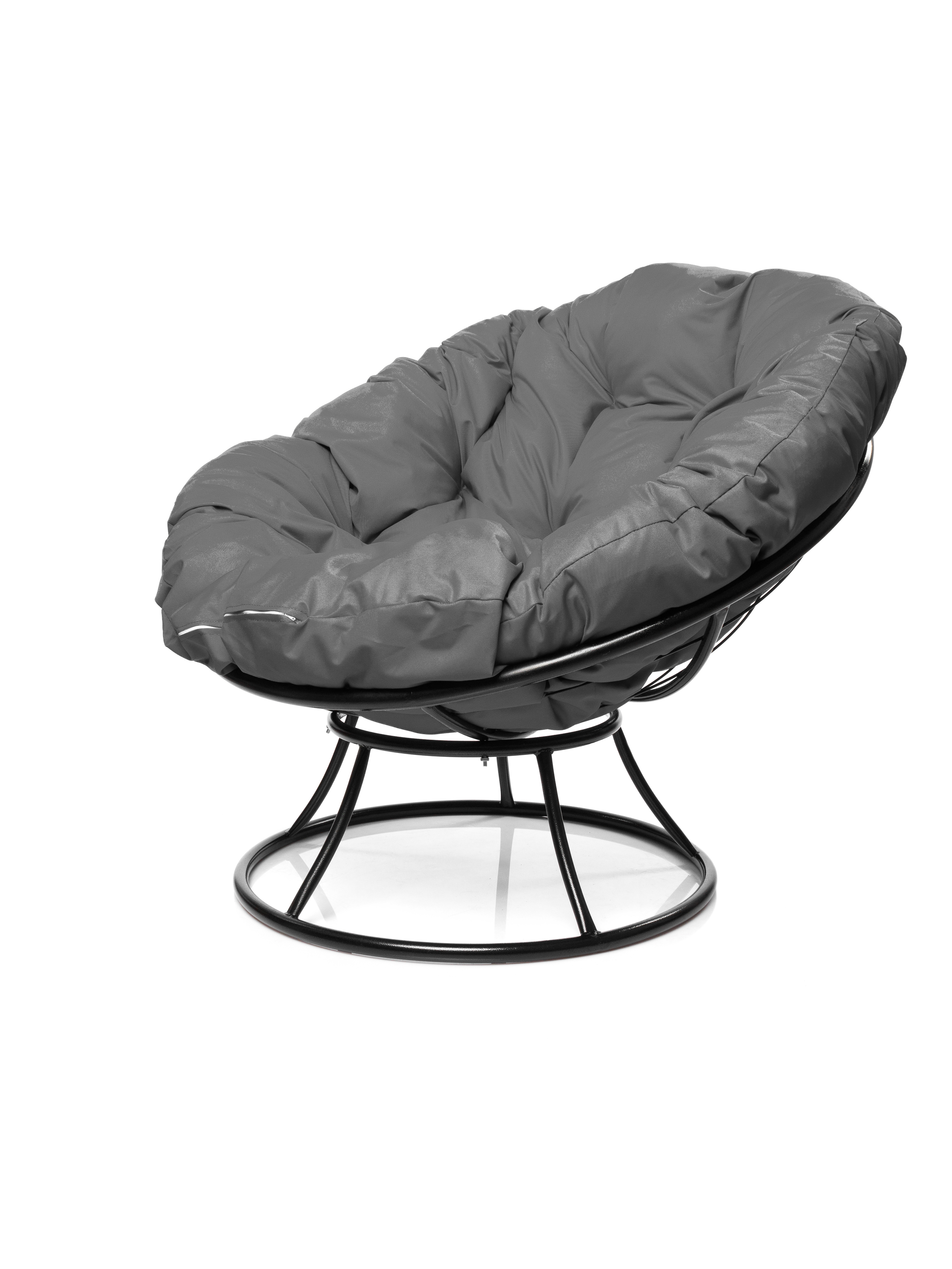 Изображение товара Кресло M-Group Папасан 12010409 черный/серый