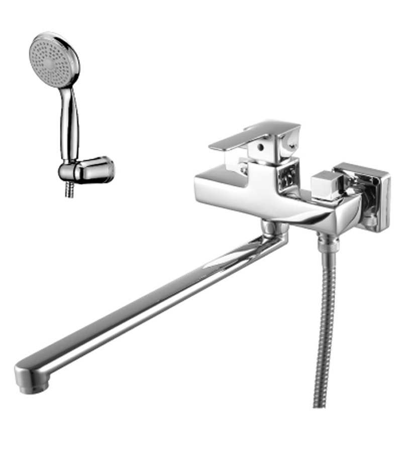 Изображение товара Смеситель для ванны Lemark Basis LM3617C из латуни с хромом 41,5 см