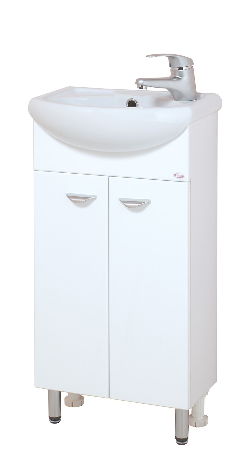 Изображение товара Тумба под раковину напольная Onika 104001 белая 38.5см для ванной комнаты