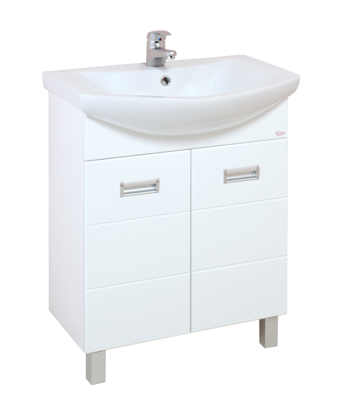 Изображение товара Тумба под раковину для ванной комнаты ONIKA Балтика 70 белая с откидным отделением