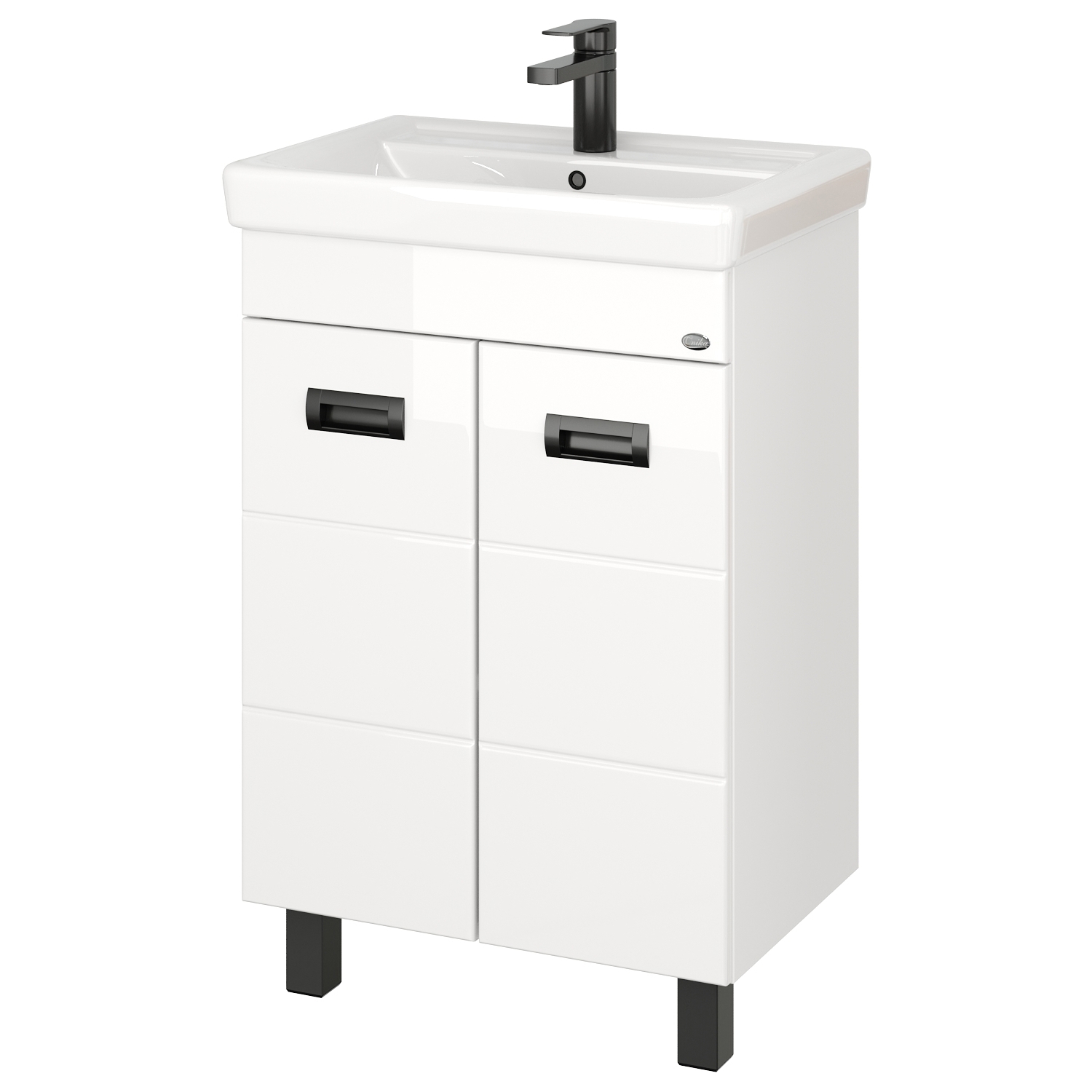 Изображение товара Тумба под раковину напольная Onika 105552 50.5см цвет белый