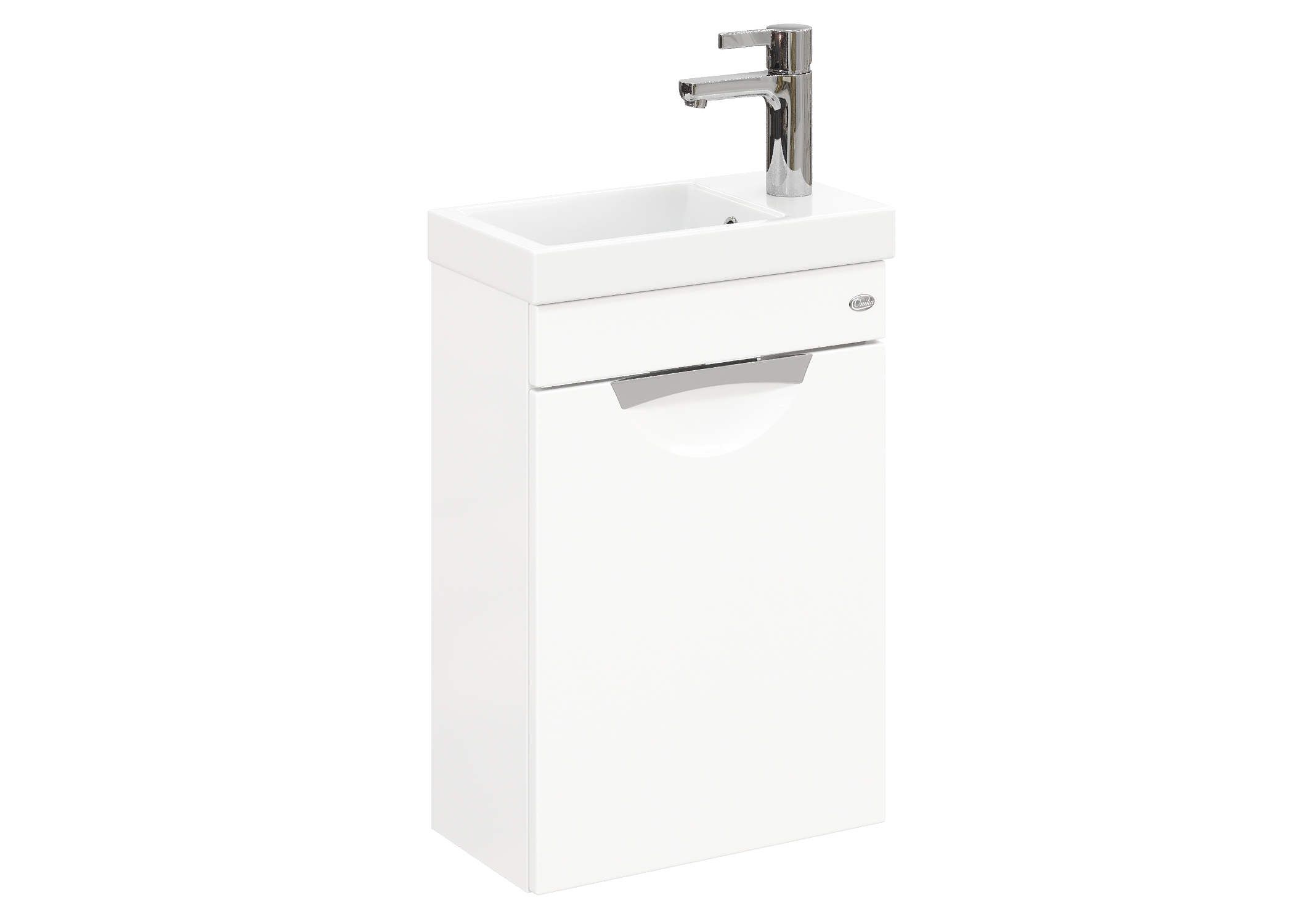 Изображение товара Тумба под раковину ONIKA Комо 104005 39см белая подвесная