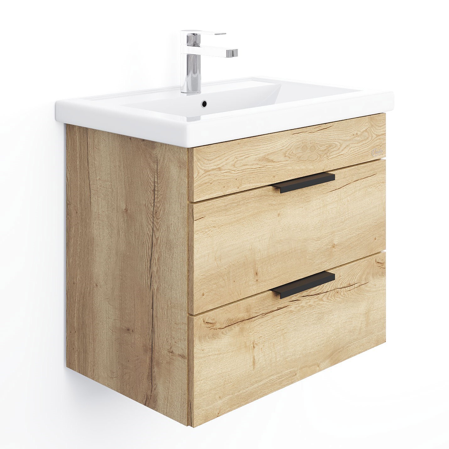 Изображение товара Тумба под раковину подвесная Onika Легран 107048 66.8см цвет дуб