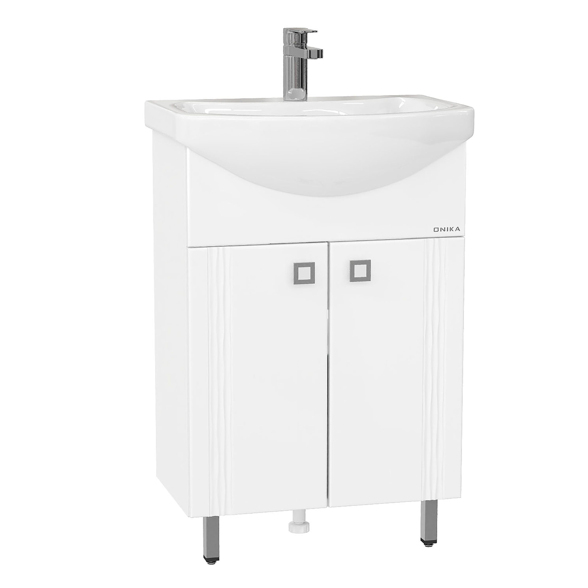 Изображение товара Тумба под раковину напольная Onika 106134 56.4см цвет белый