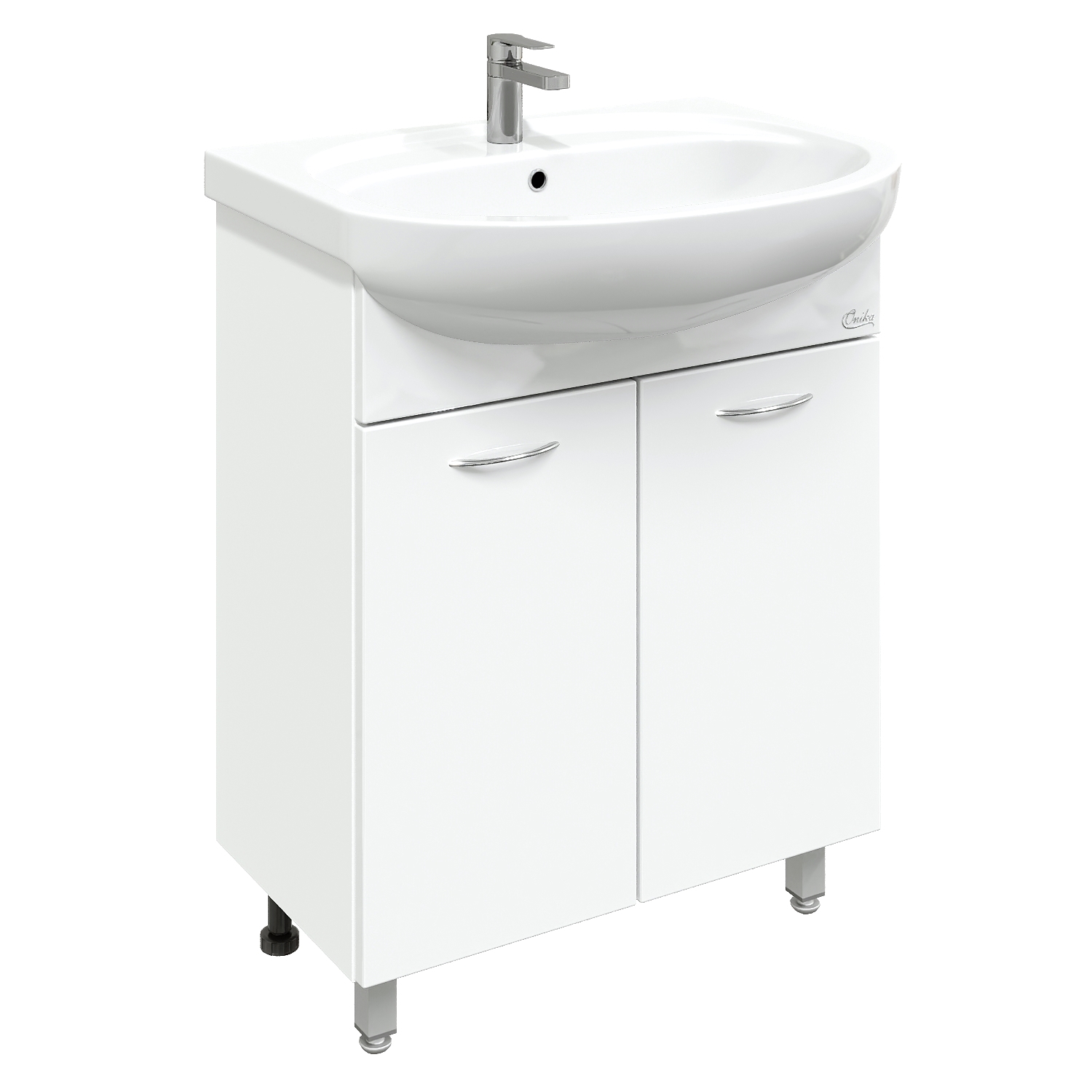 Изображение товара Тумба под раковину Onika Стелла 65 см белая напольная