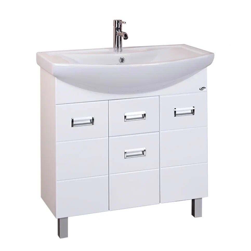 Изображение товара Тумба под раковину напольная Onika 108023 77.2см цвет белый