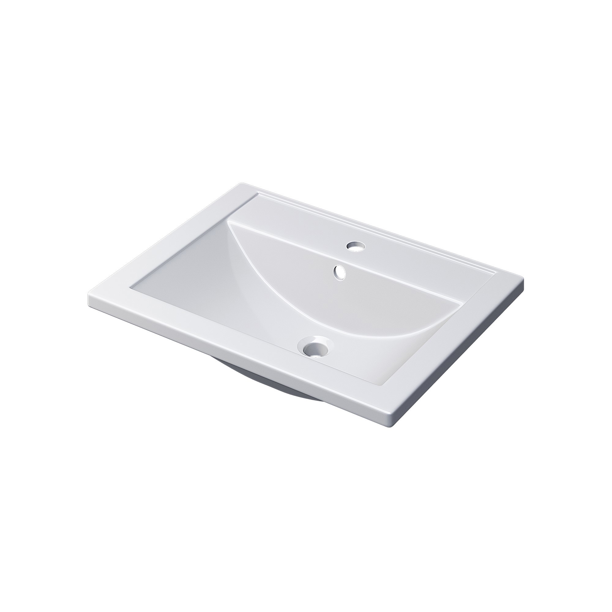 Изображение товара Тумба под раковину напольная Uperwood KFosterNEW60b 60.6см цвет черный, с раковиной