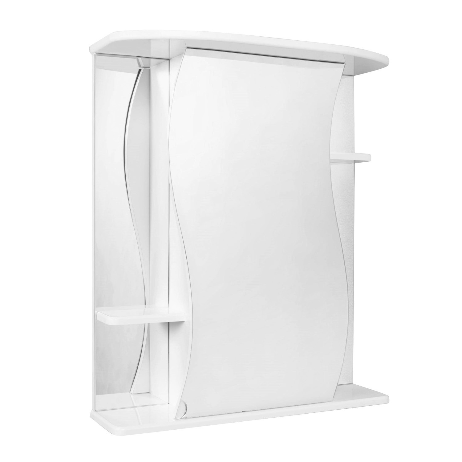 Изображение товара Шкаф зеркальный подвесной Onika 205532 55x67см цвет белый