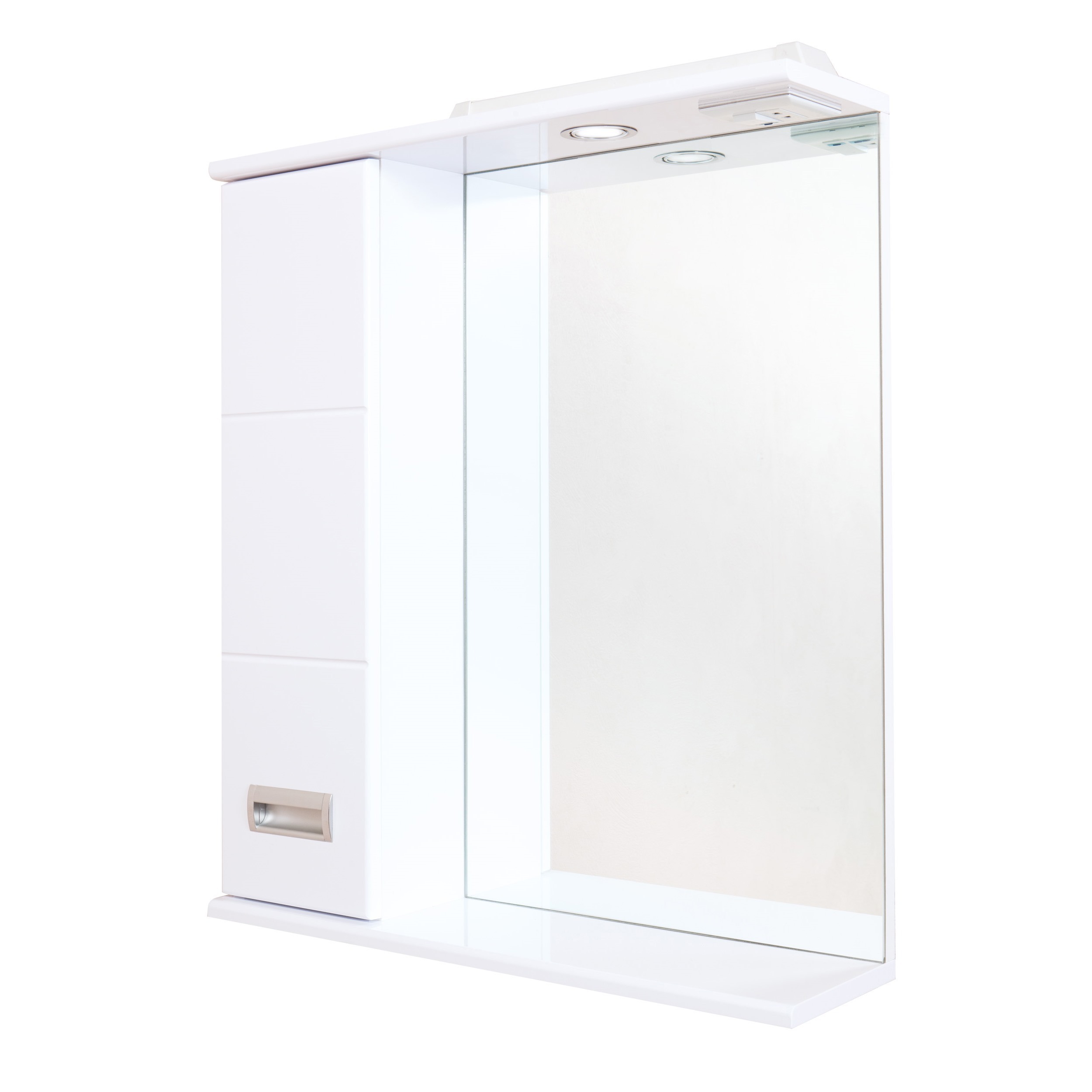 Изображение товара Шкаф для ванной комнаты с зеркалом Onika Балтика 58 светодиодная подсветка