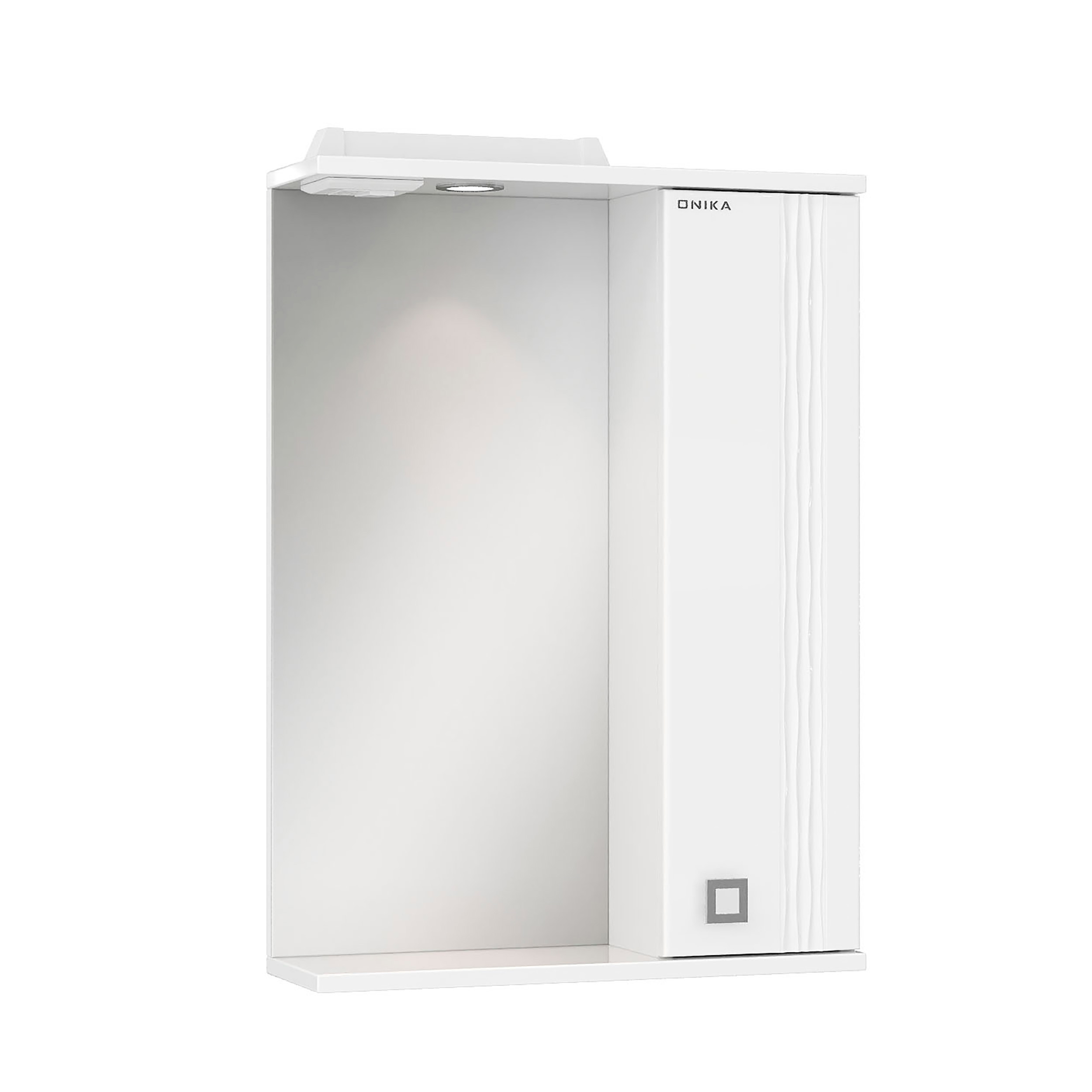 Изображение товара Шкаф для ванной комнаты с зеркалом Onika Лига 60x71 см подсветка влагостойкий