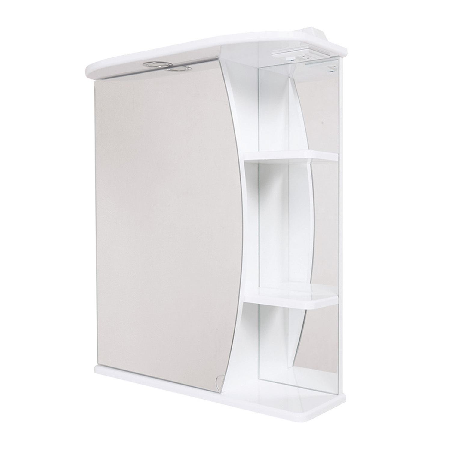 Изображение товара Шкаф для ванной комнаты с зеркалом Onika Луна с подсветкой 55x24x71 см