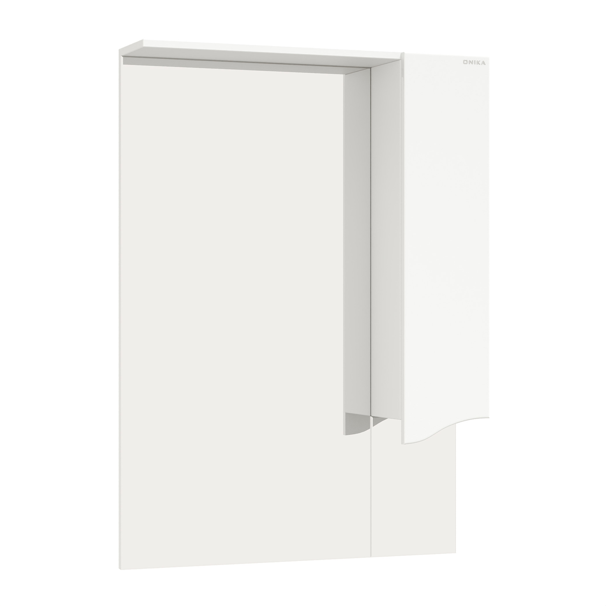 Изображение товара Шкаф для ванной комнаты Onika 207507 с подсветкой 105.6x75см