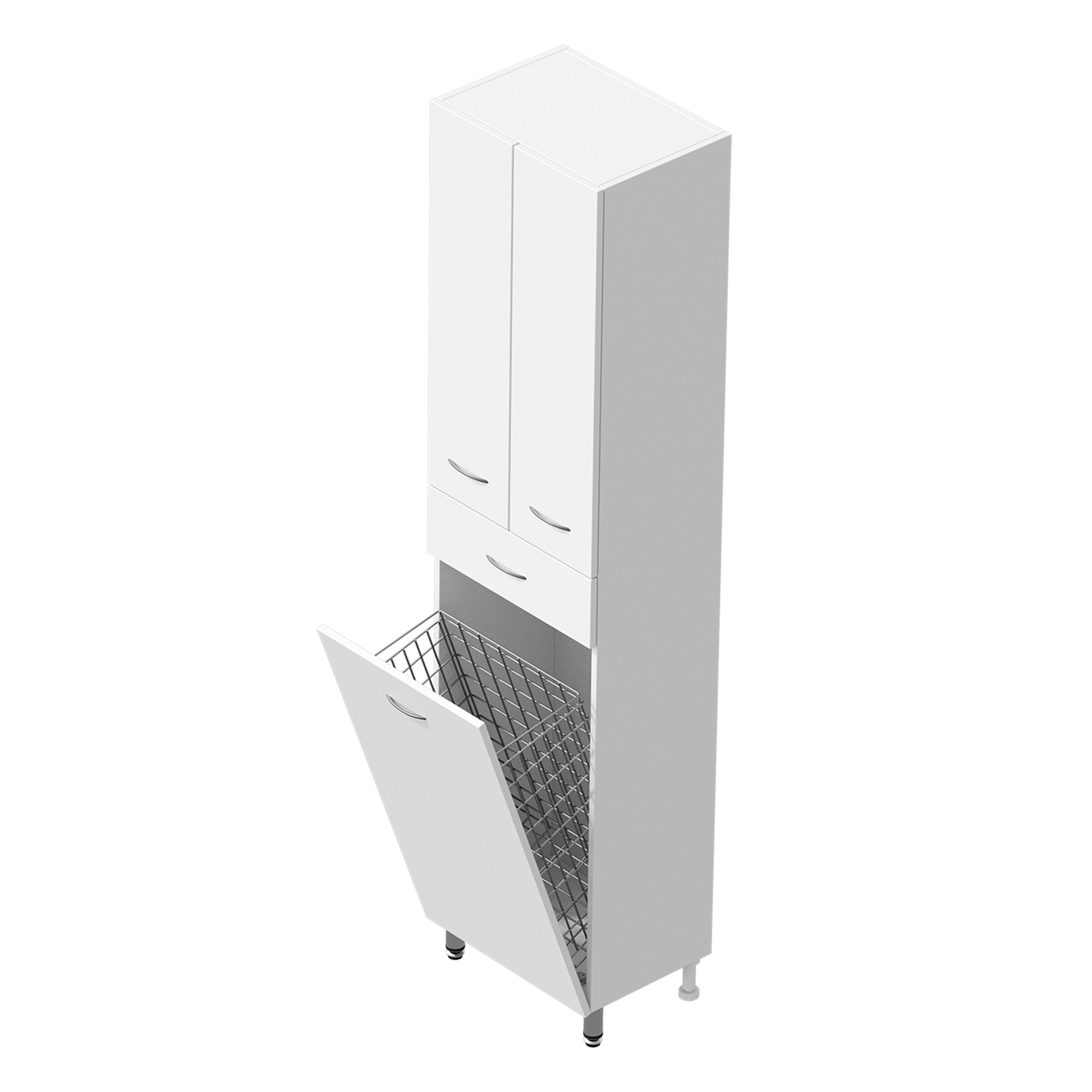 Изображение товара Шкаф для ванной Onika МОДЕРН 40 напольный белый 46x180см