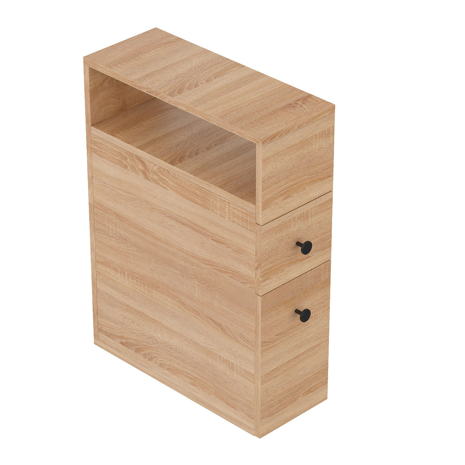 Изображение товара Шкаф для ванной напольный Onika 402002 20x68 см дуб сонома мебель для ванной комнаты