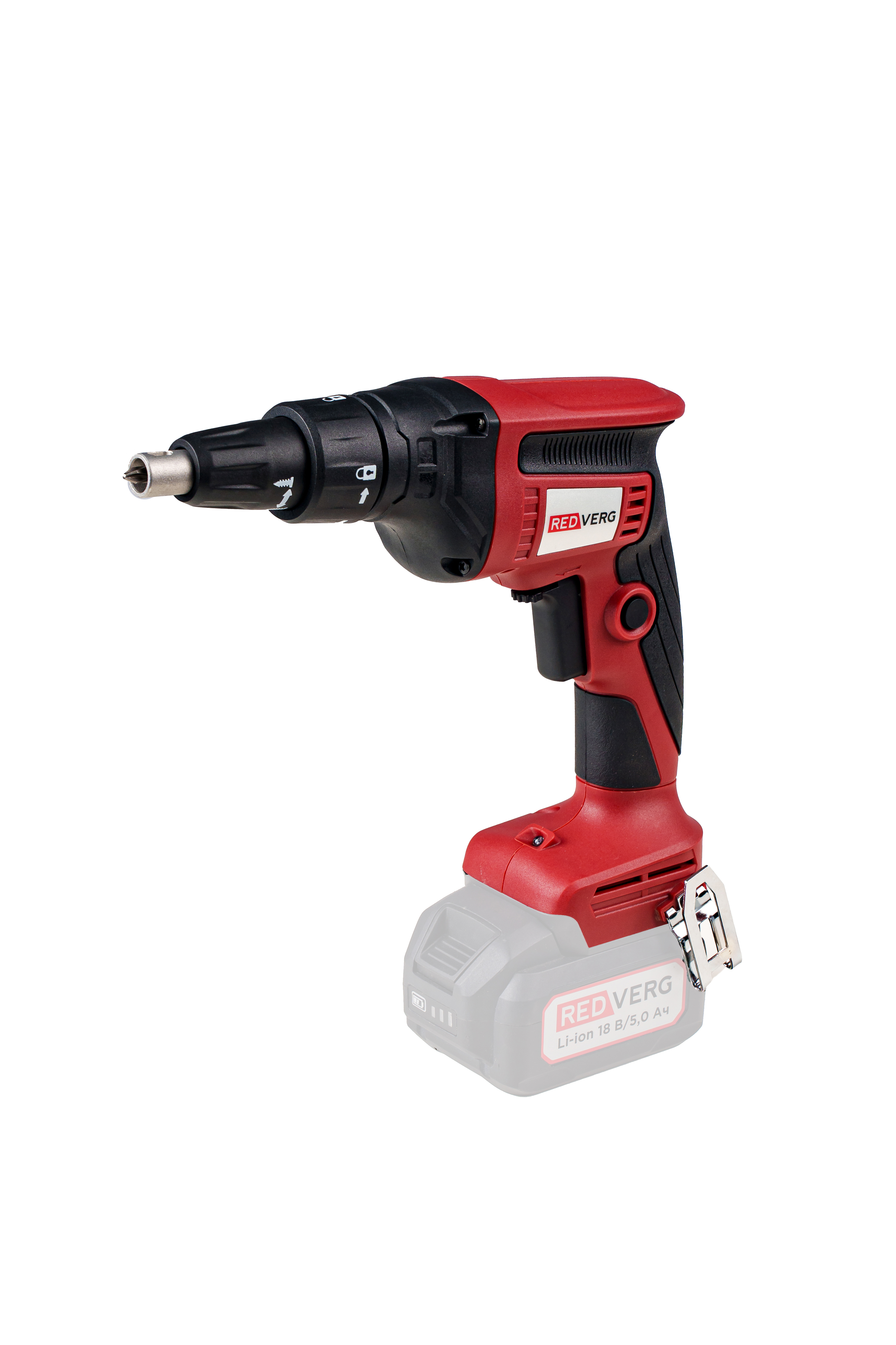 Изображение товара Шуруповерт аккумуляторный бесщеточный Redverg RD-DS18BLC/U, 18 В Li-Ion 30 Нм без АКБ и ЗУ